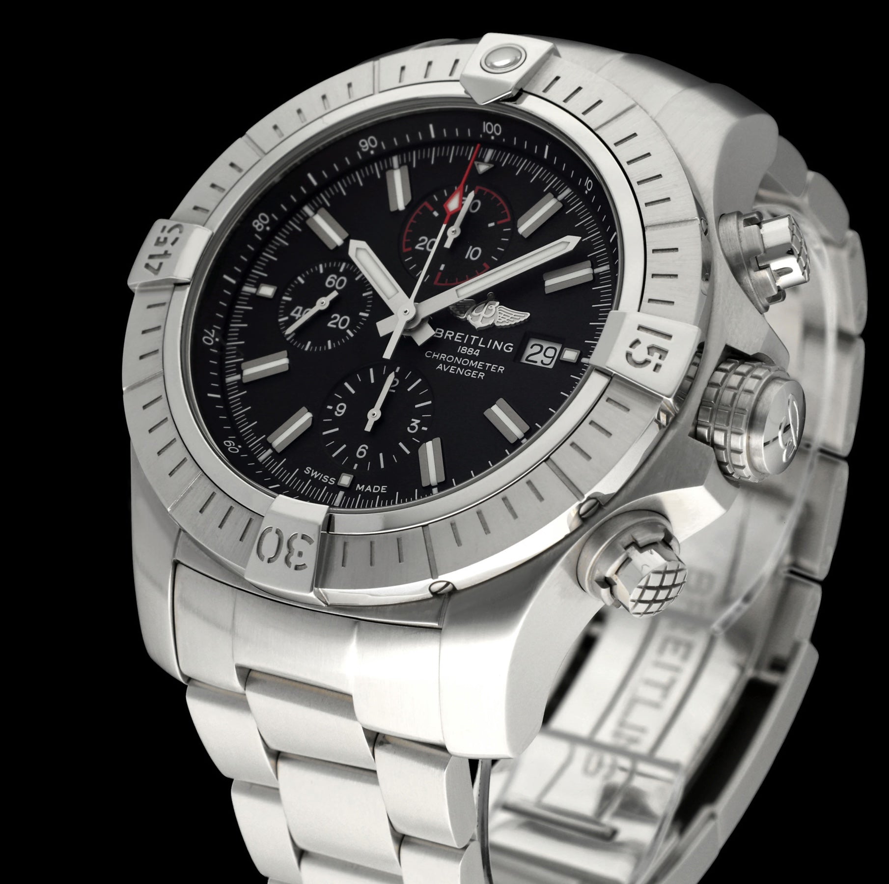 Breitling Super Avenger II A13375 - 2020 - Breitling horloge - Breitling kopen - Breitling heren horloge - Trophies Watches