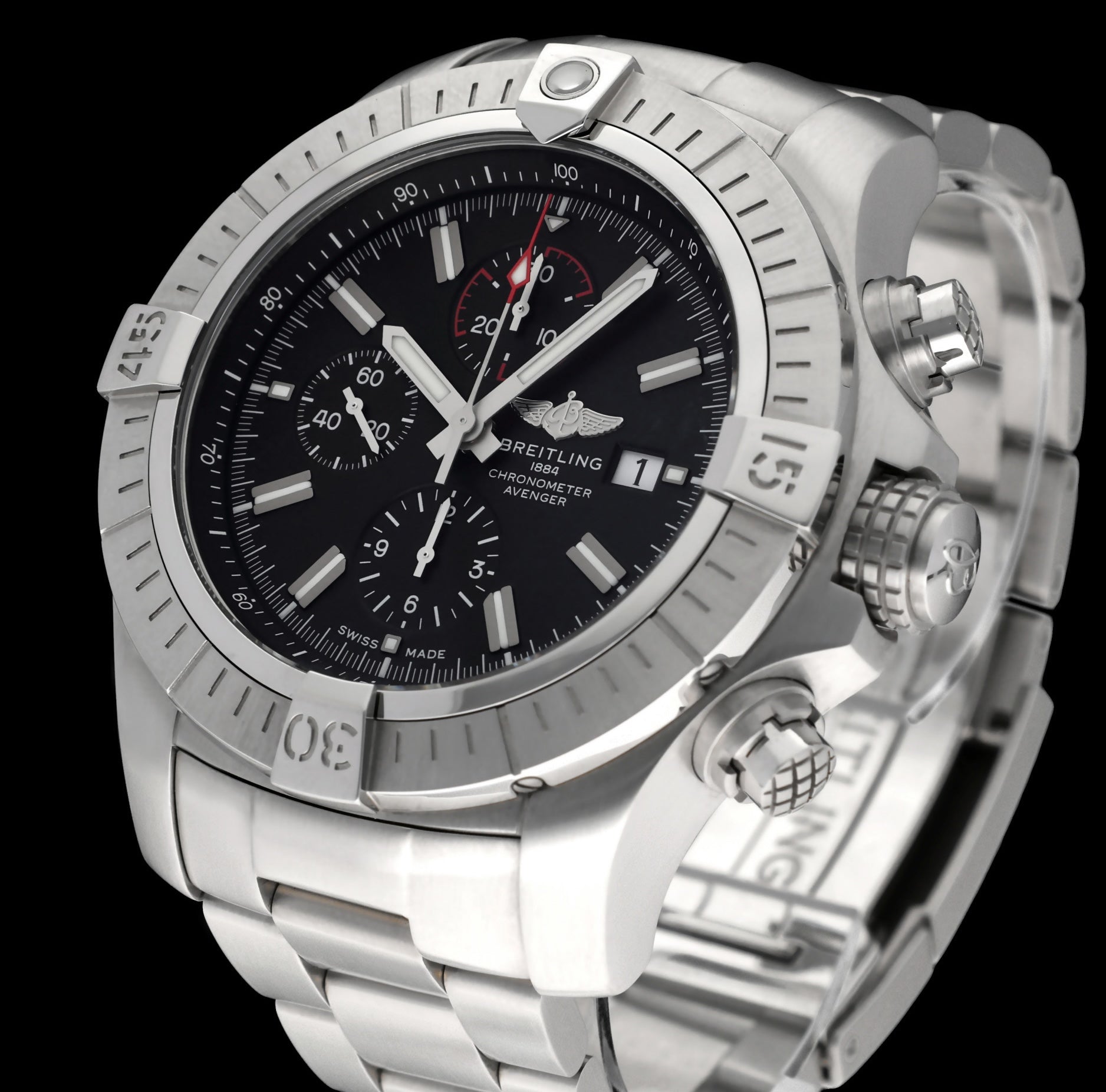 Breitling Super Avenger II A13375 - 2020 - Breitling horloge - Breitling kopen - Breitling heren horloge - Trophies Watches