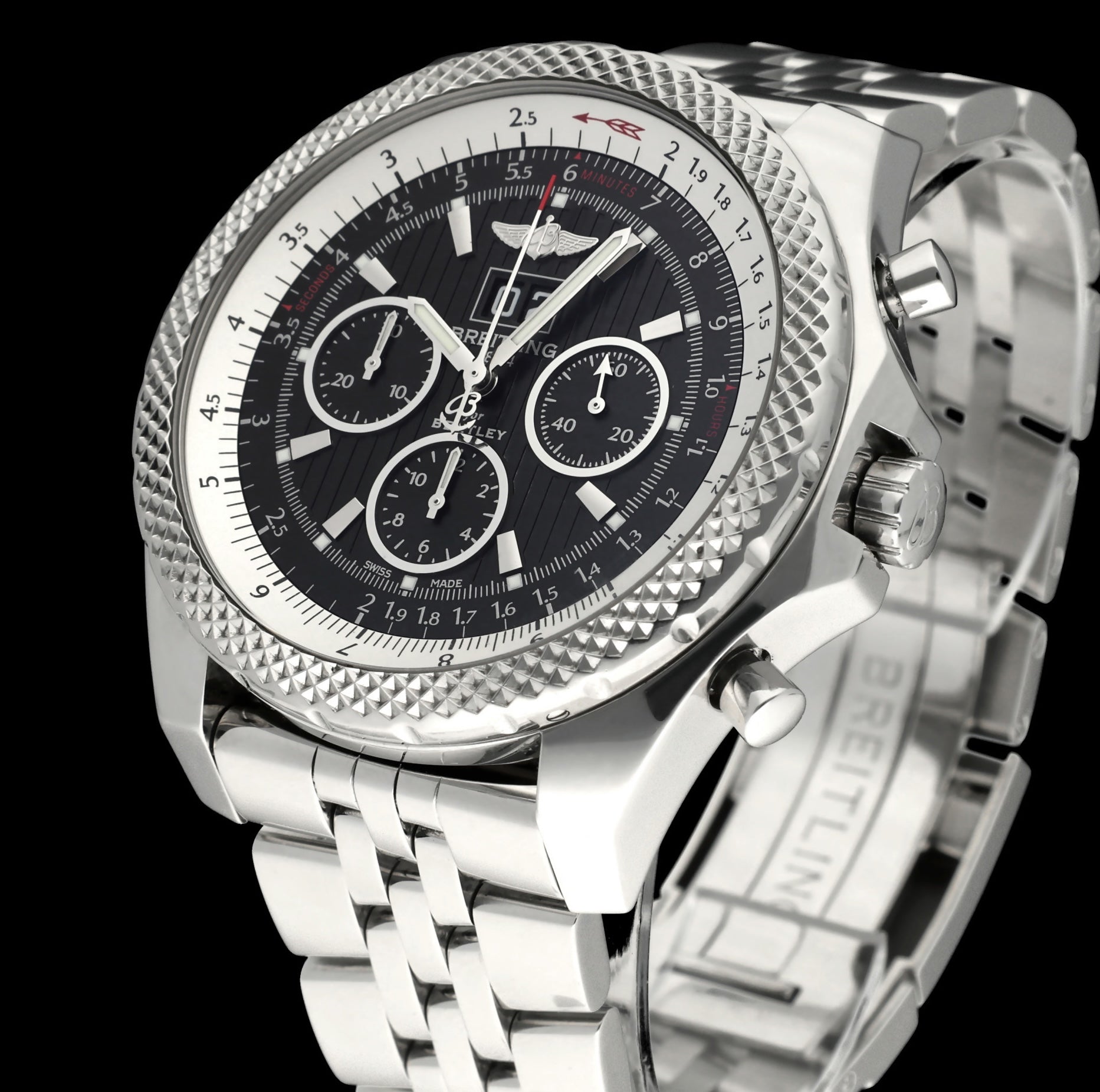 Breitling Bentley 6.75 A44364, Box & Papers, 2014