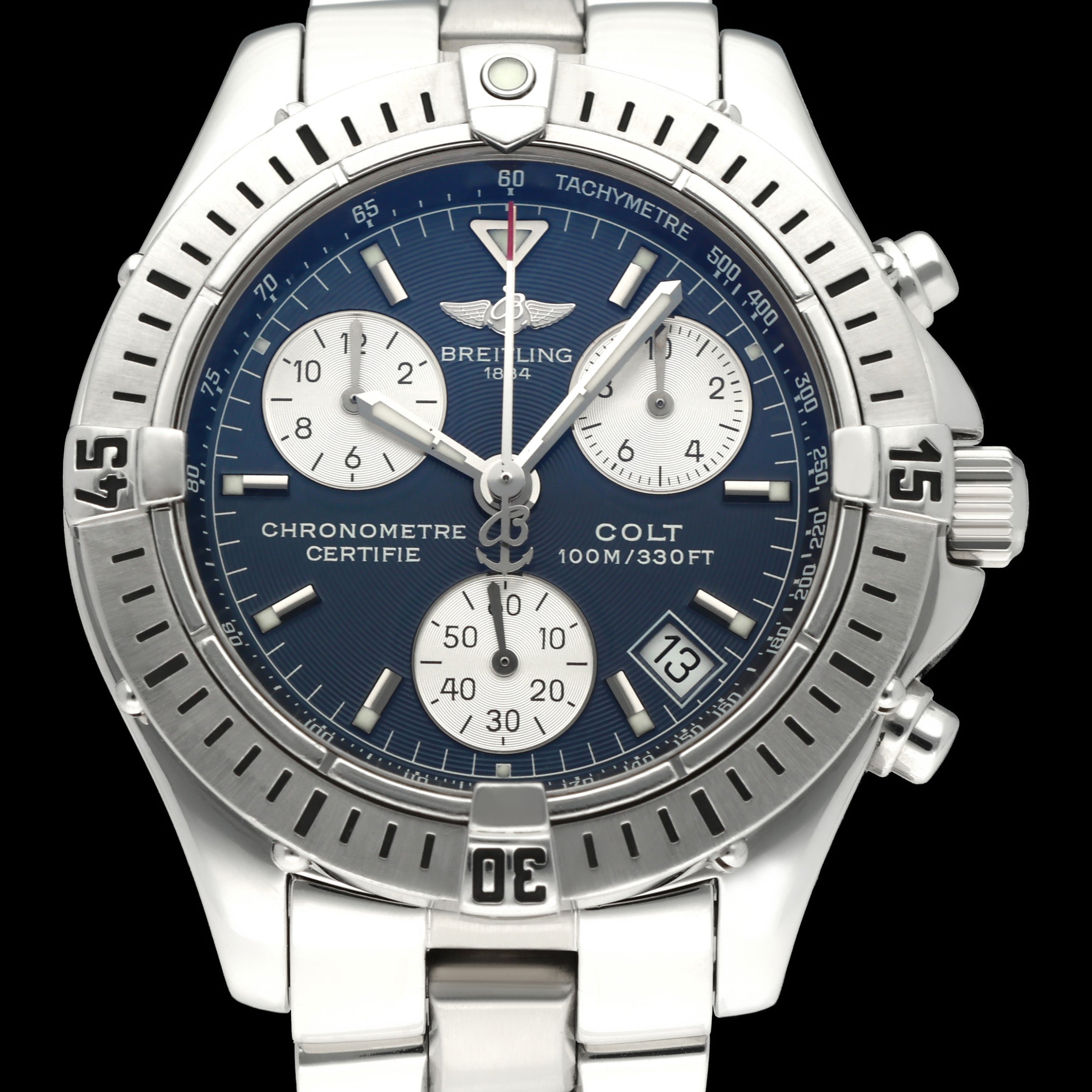 Breitling Colt Chronograph A73350 - 2004 - Breitling horloge - Breitling kopen - Breitling heren horloge - Trophies Watches