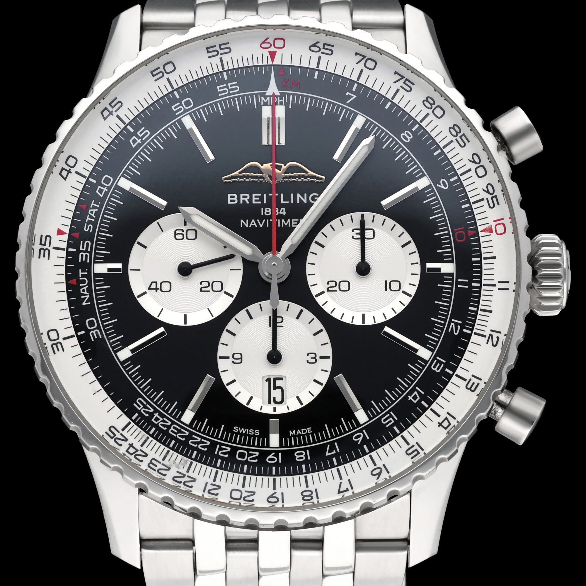 Breitling Navitimer 1 B01 Chronograph
46 AB0137 - 2022 - Breitling horloge - Breitling kopen - Breitling heren horloge - Trophies Watches
