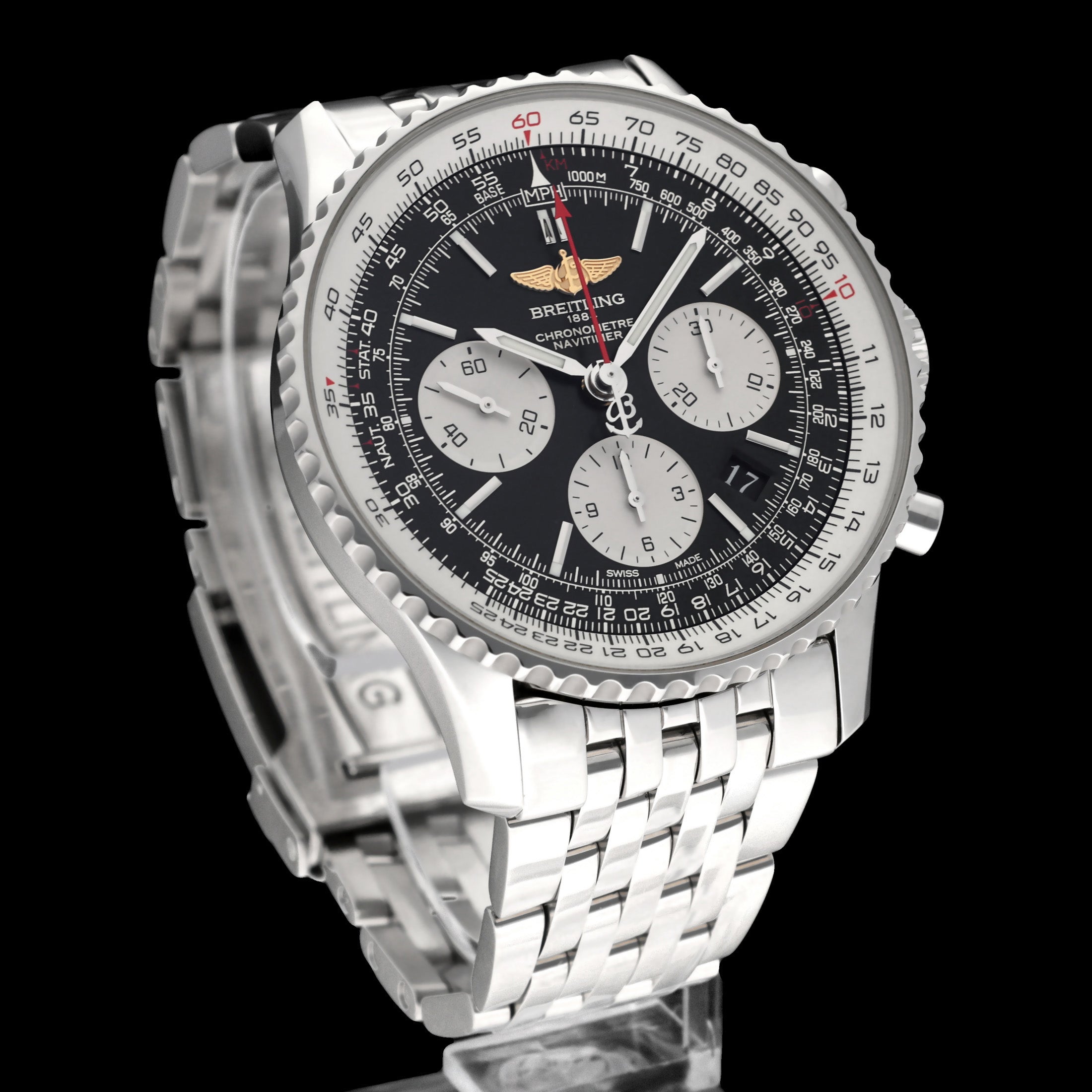 Breitling Navitimer 01 AB0120 - 2017 - Breitling horloge - Breitling kopen - Breitling heren horloge - Trophies Watches
