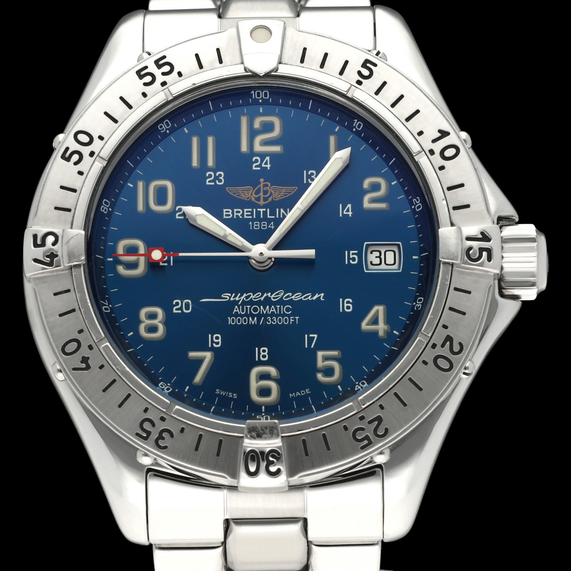 Breitling Superocean A17040 - 1999 - Breitling horloge - Breitling kopen - Breitling heren horloge - Trophies Watches
