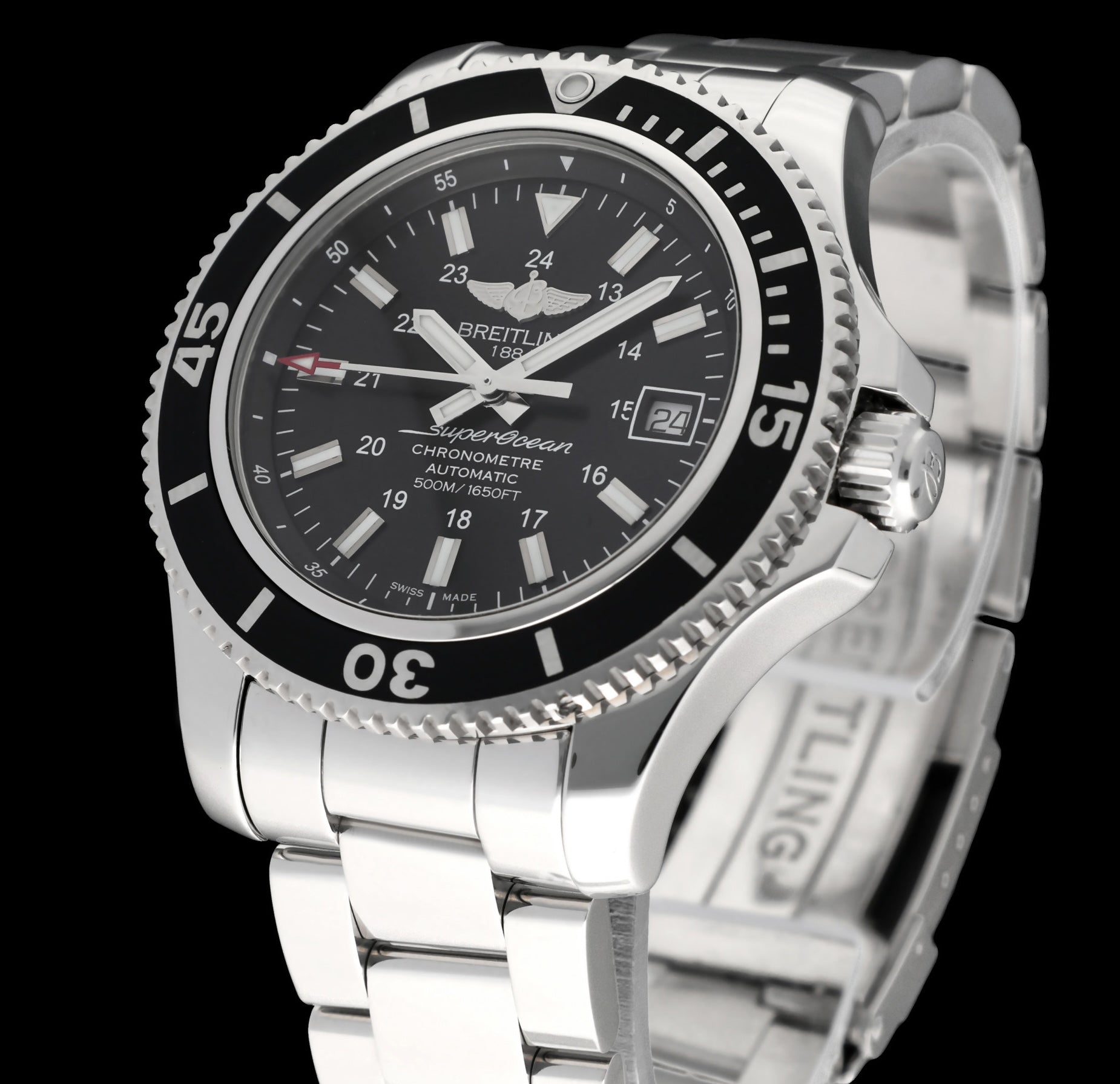 Breitling Superocean 42 A17365 - 2017 - Breitling horloge - Breitling kopen - Breitling heren horloge - Trophies Watches