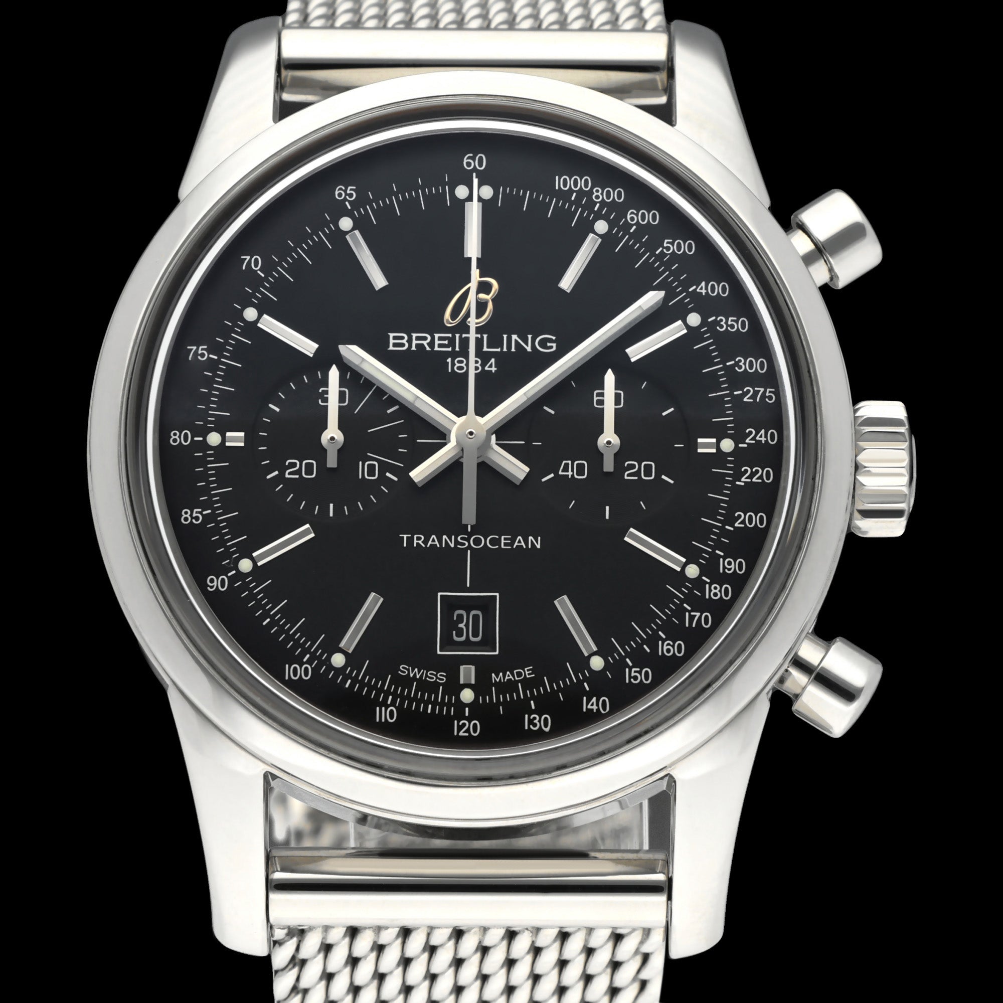 Breitling Transocean Chronograph A41310 - 2020 - Breitling horloge - Breitling kopen - Breitling heren horloge - Trophies Watches