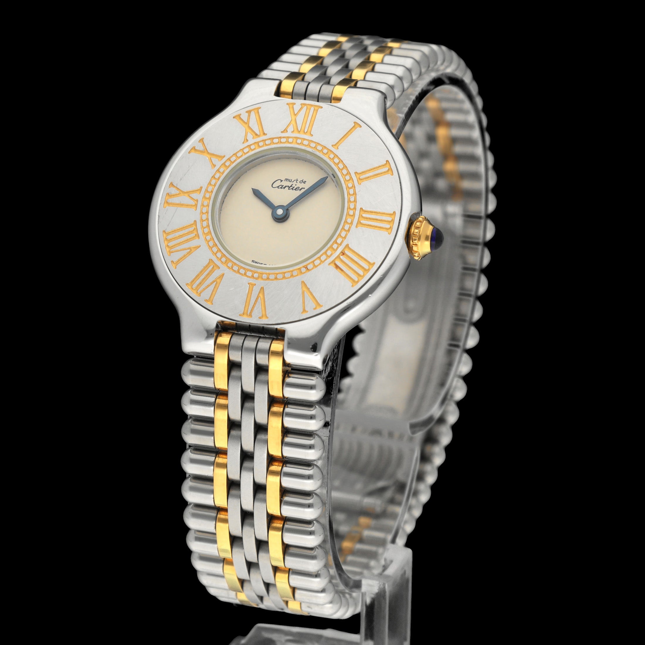 Cartier Must de Cartier 21 W10051F4 - Cartier horloge - Cartier kopen - Cartier dames horloge - Trophies Watches