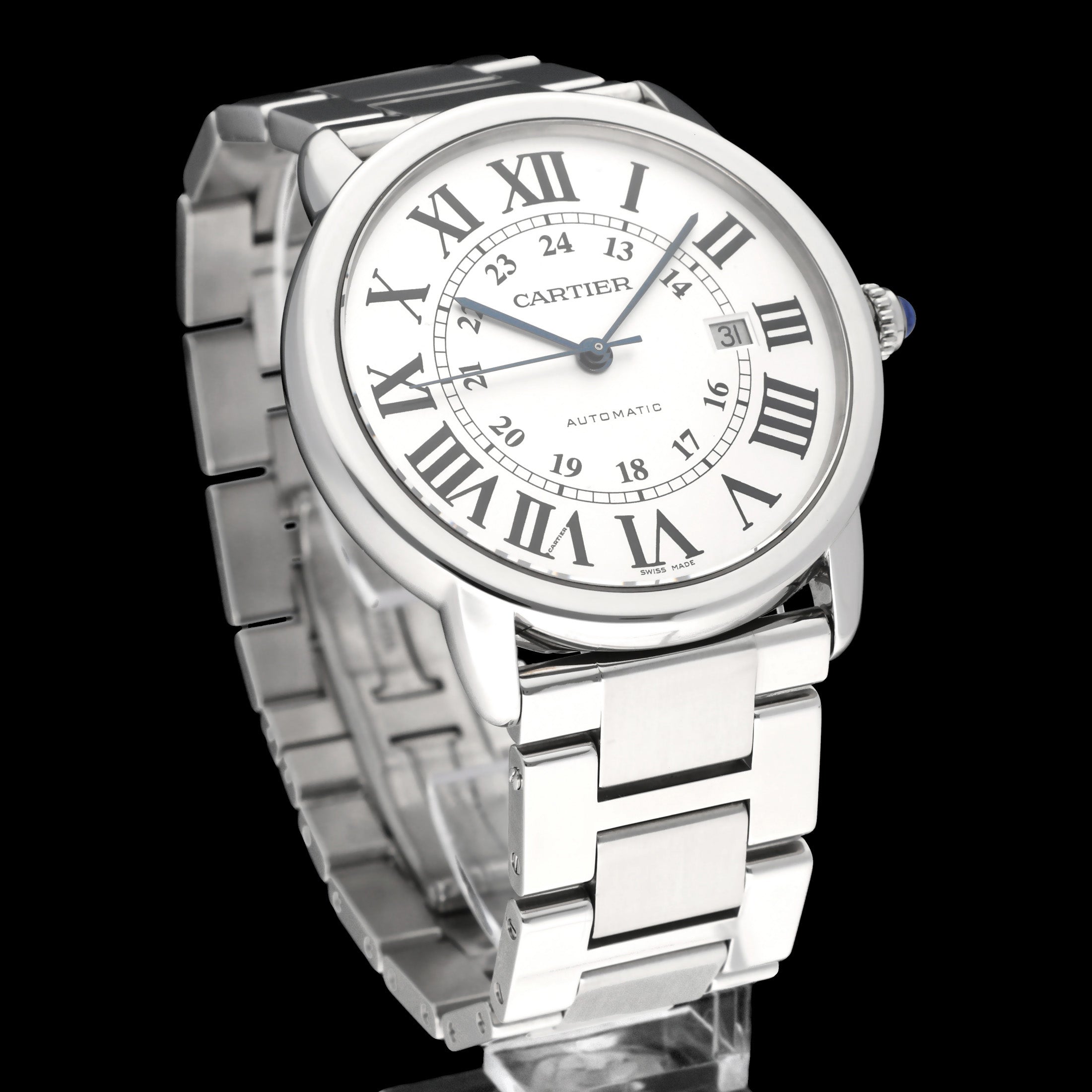 Cartier Ronde Solo de Cartier W6701011 - Cartier horloge - Cartier kopen - Cartier heren horloge - Trophies Watches