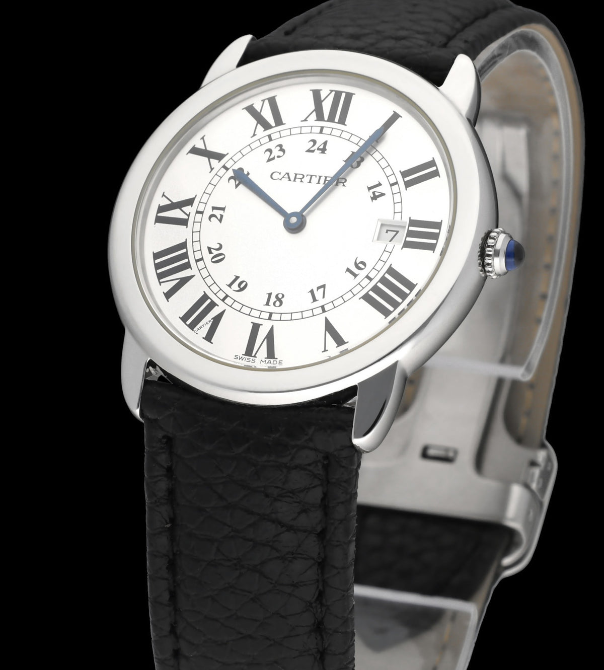 Cartier Ronde Solo de Cartier W6700255 - Cartier horloge - Cartier kopen - Cartier heren horloge - Trophies Watches