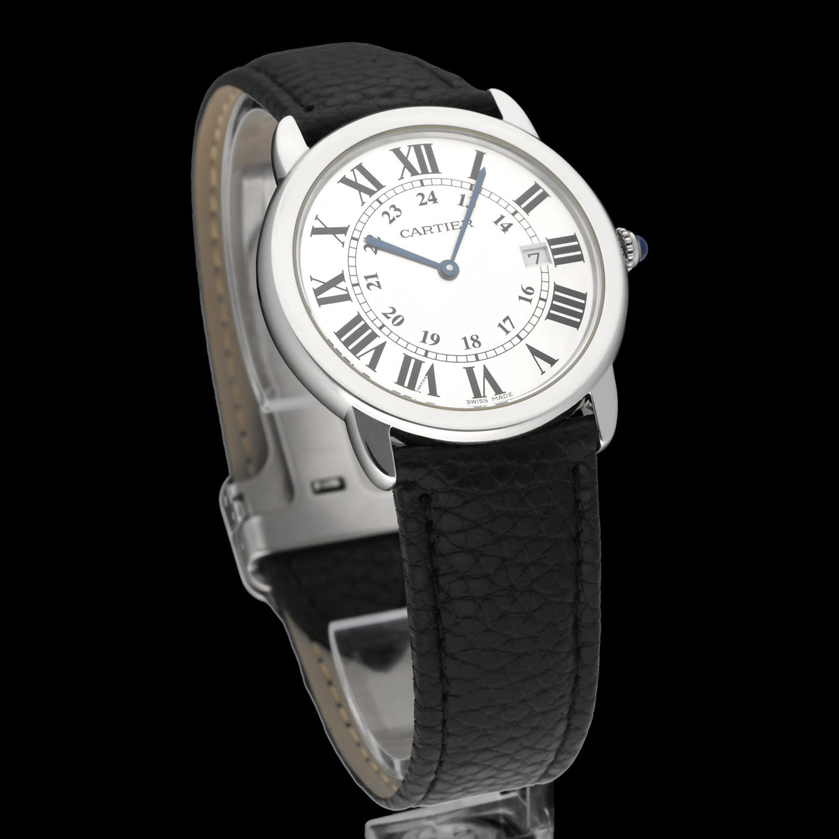 Cartier Ronde Solo de Cartier W6700255 - Cartier horloge - Cartier kopen - Cartier heren horloge - Trophies Watches