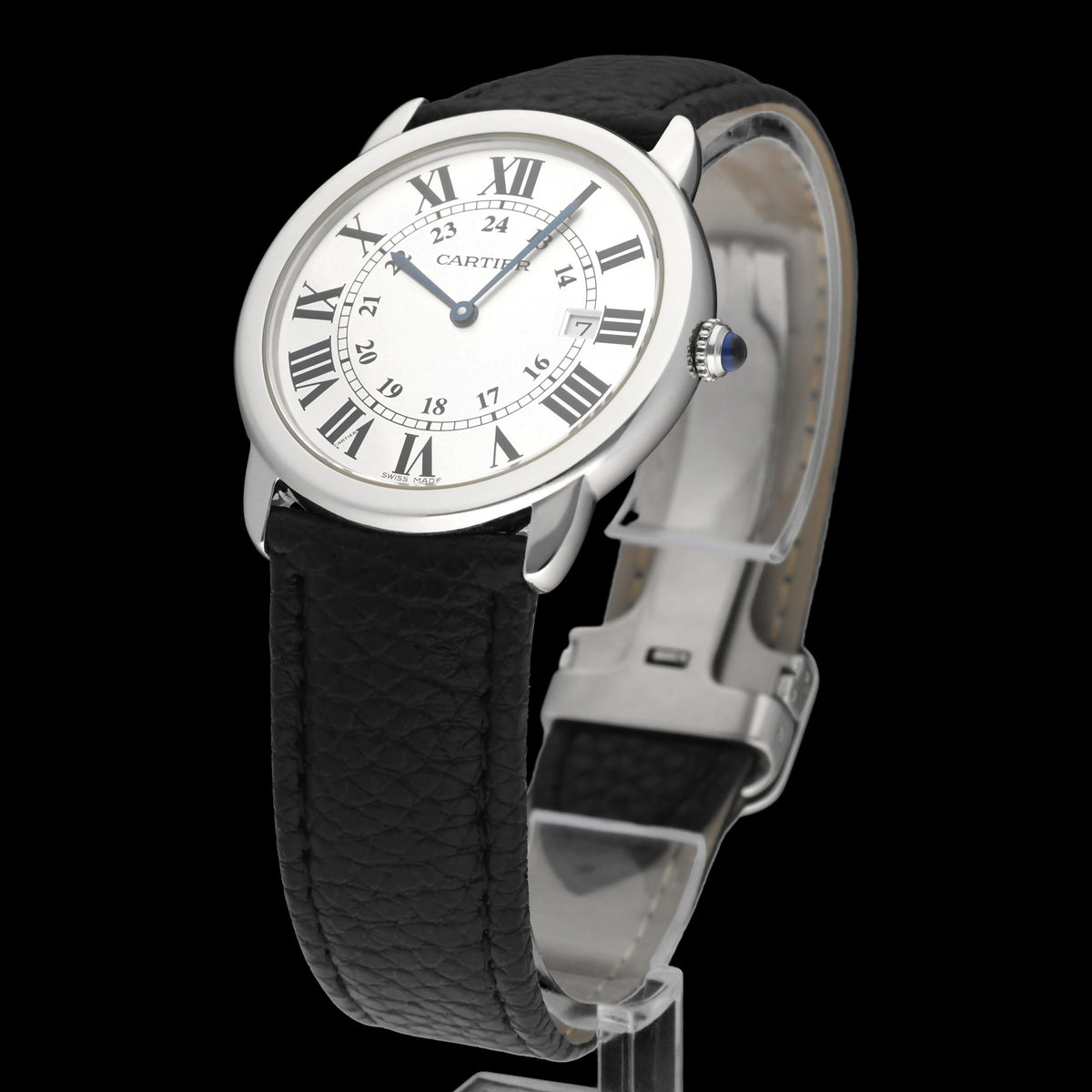 Cartier Ronde Solo de Cartier W6700255 - Cartier horloge - Cartier kopen - Cartier heren horloge - Trophies Watches