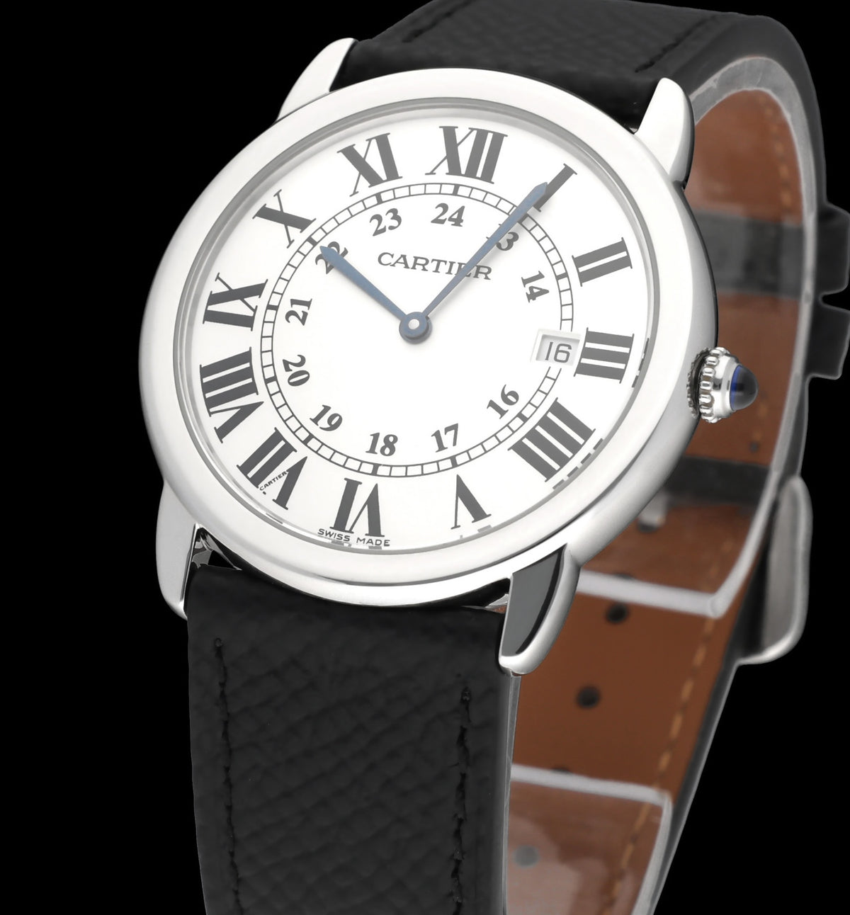 Cartier Ronde Solo de Cartier W6700255 - Cartier horloge - Cartier kopen - Cartier heren horloge - Trophies Watches