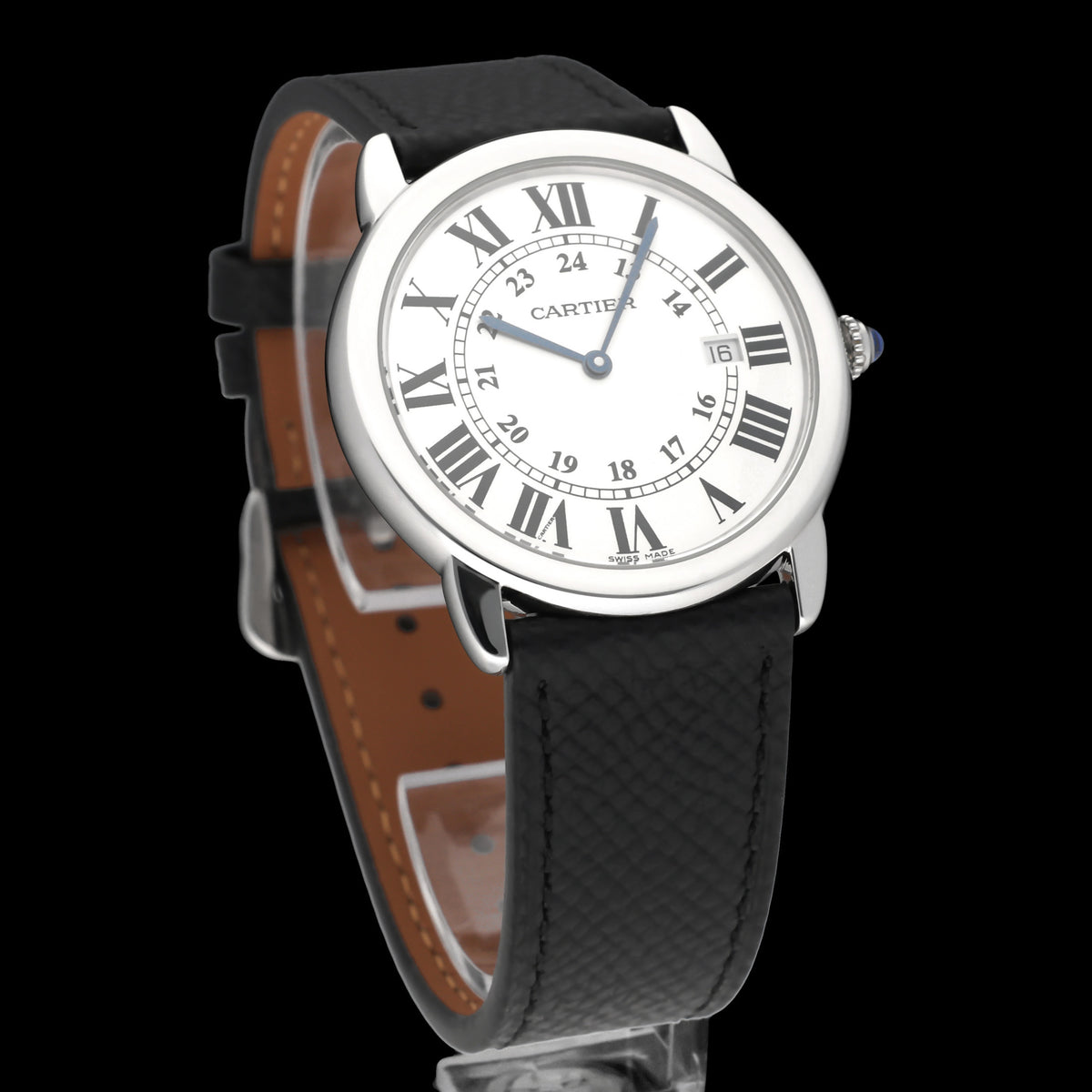Cartier Ronde Solo de Cartier W6700255 - Cartier horloge - Cartier kopen - Cartier heren horloge - Trophies Watches