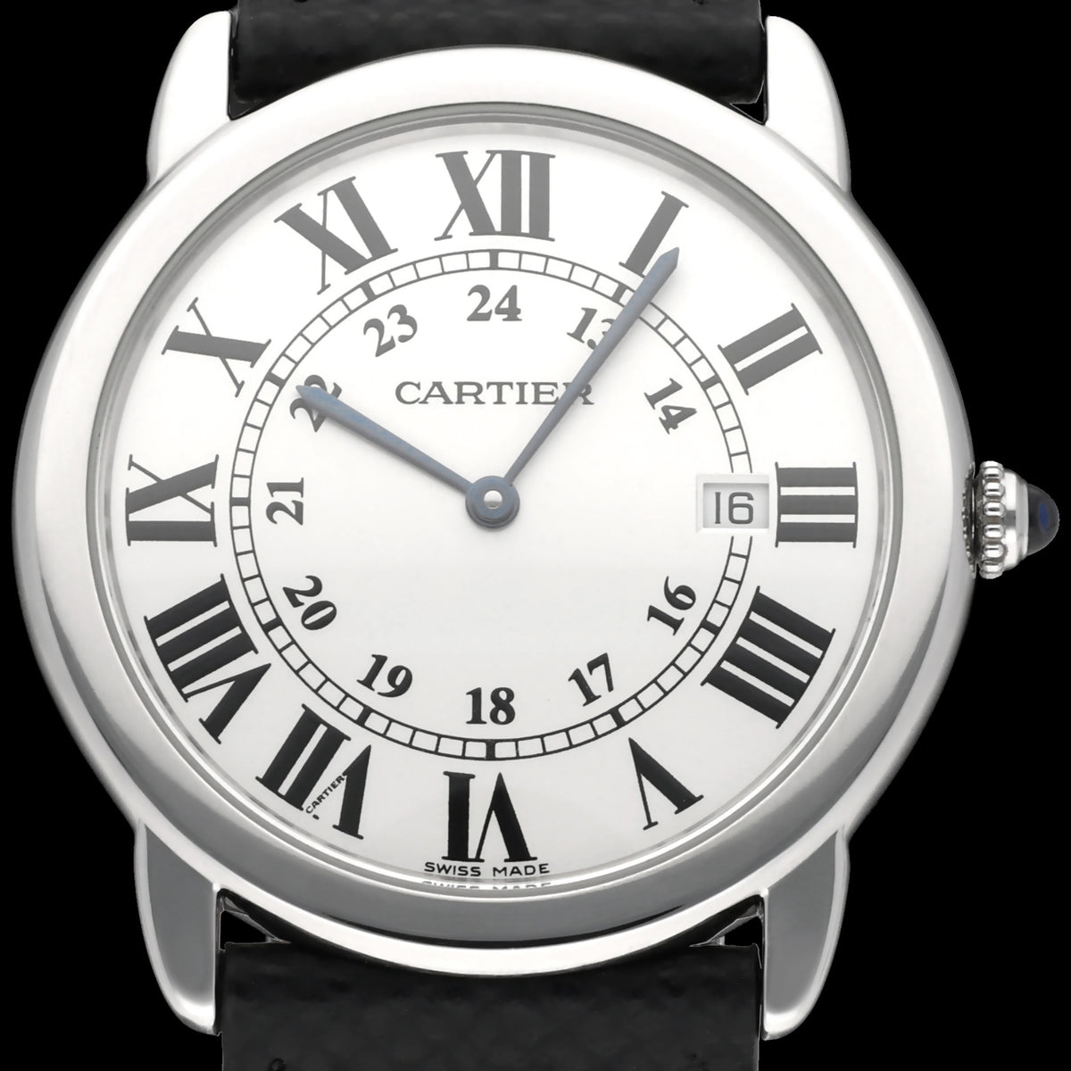 Cartier Ronde Solo de Cartier W6700255 - Cartier horloge - Cartier kopen - Cartier heren horloge - Trophies Watches