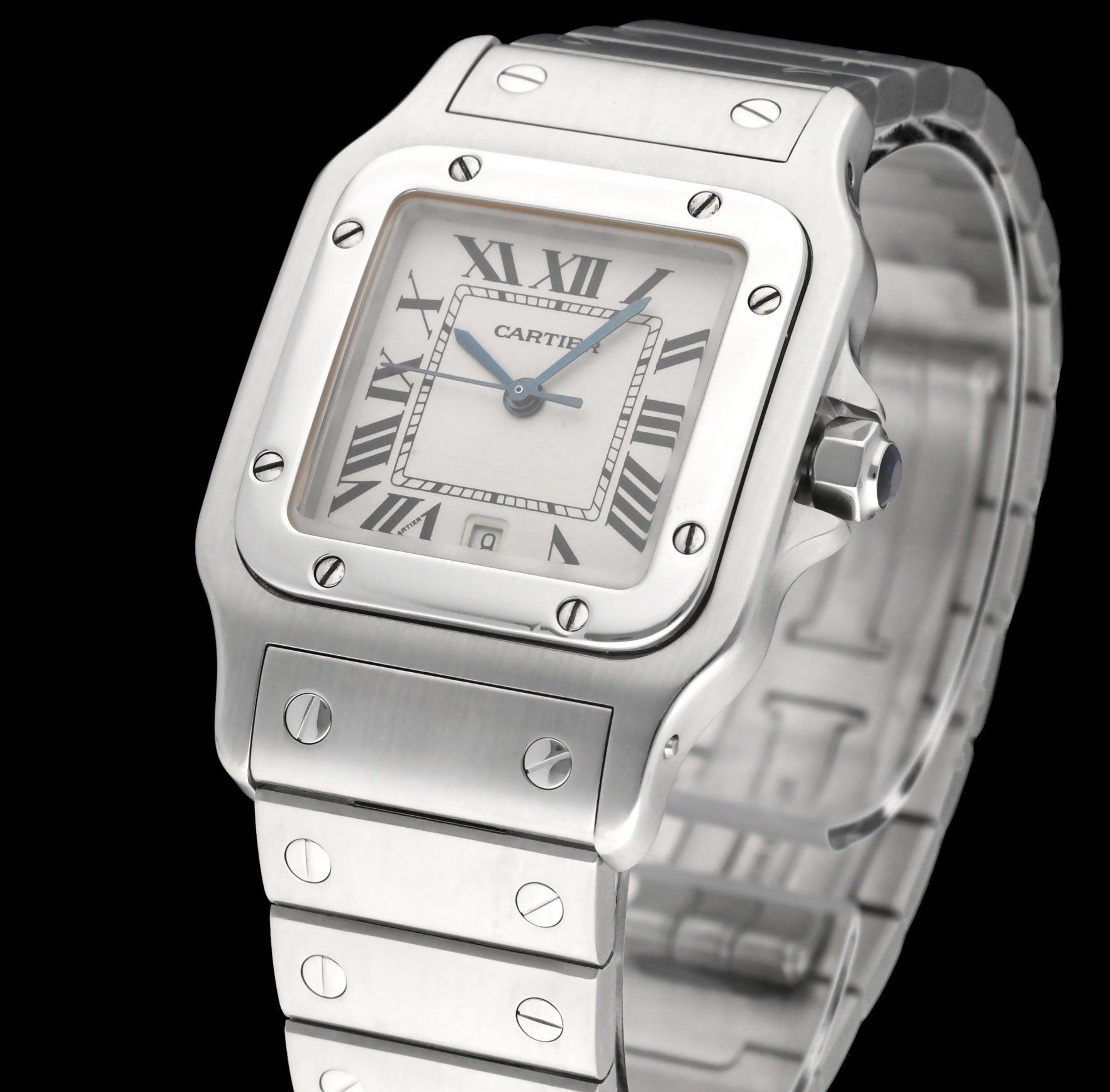 Cartier Santos Galbée 1564 - Cartier horloge - Cartier kopen - Cartier heren horloge - Trophies Watches
