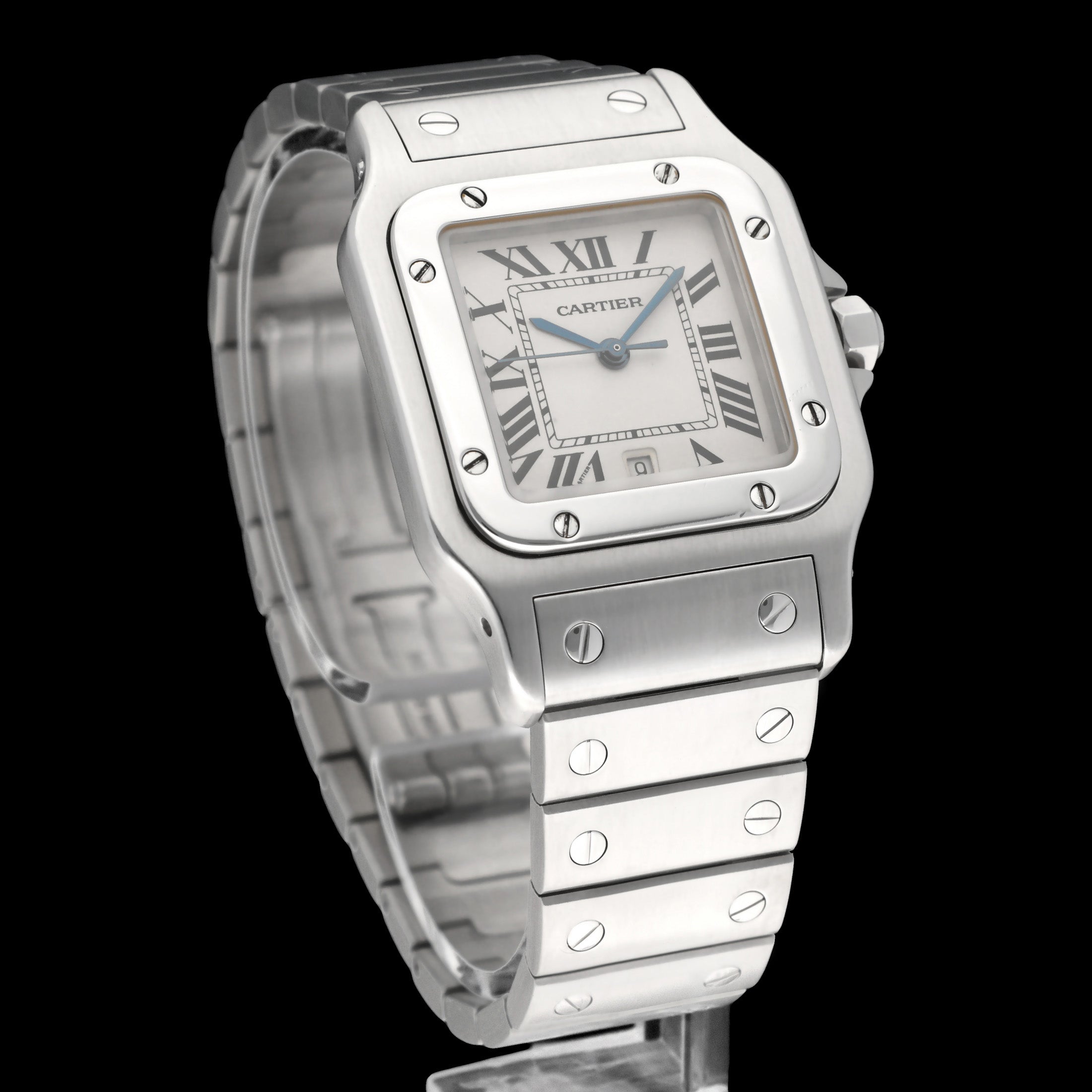 Cartier Santos Galbée 1564 - Cartier horloge - Cartier kopen - Cartier heren horloge - Trophies Watches