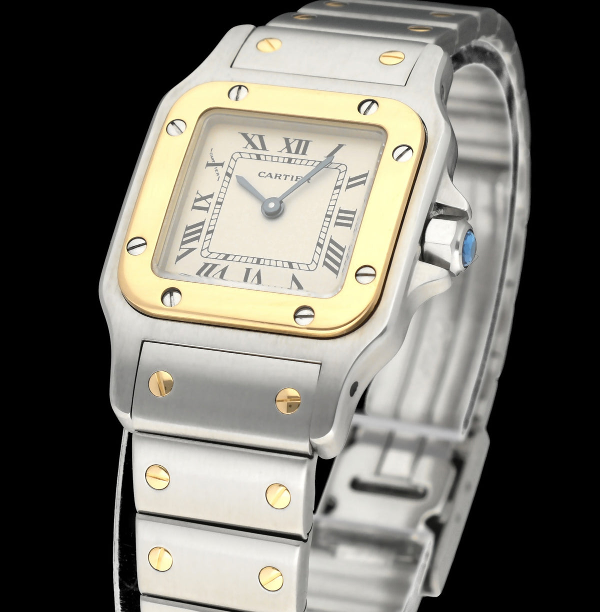 Cartier Santos Galbée W20012C4 - Cartier horloge - Cartier kopen - Cartier heren horloge - Trophies Watches