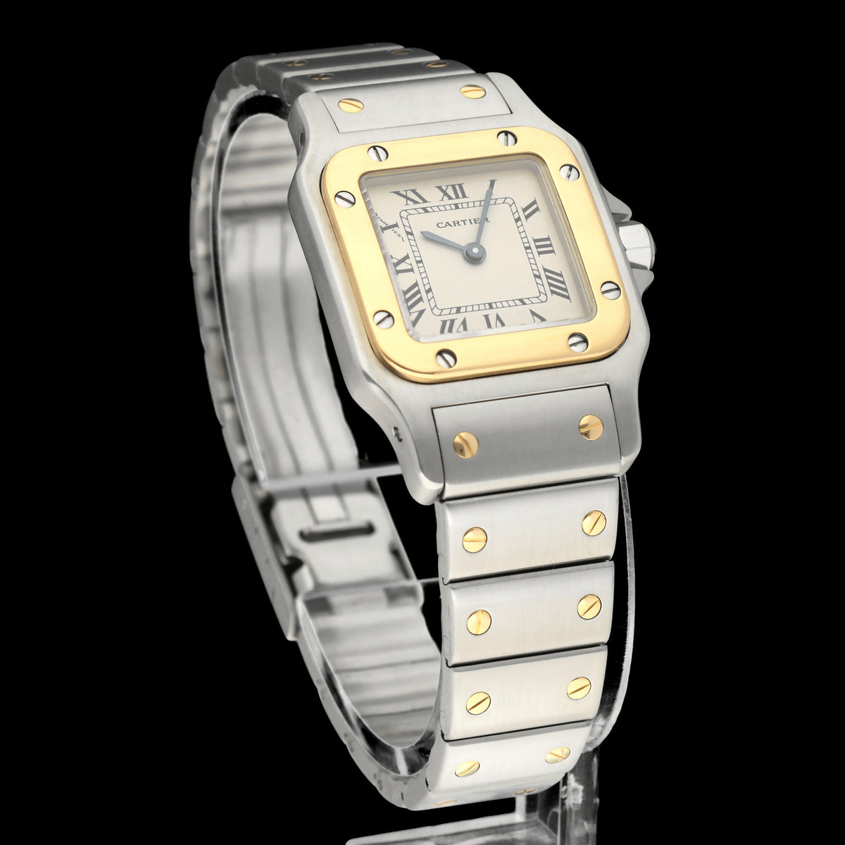 Cartier Santos Galbée W20012C4 - Cartier horloge - Cartier kopen - Cartier heren horloge - Trophies Watches