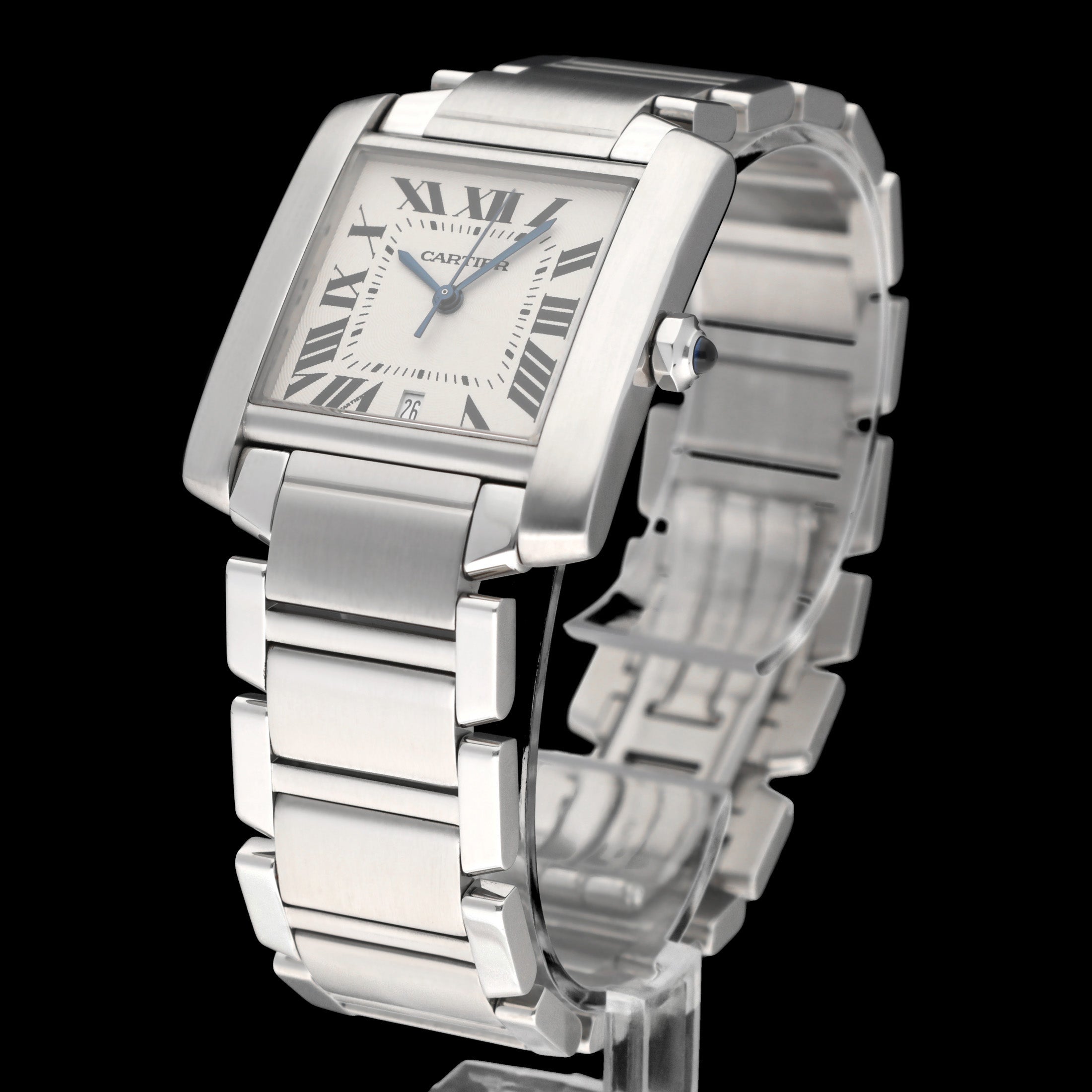 Cartier Tank Française 2302 - Cartier horloge - Cartier kopen - Cartier heren horloge - Trophies Watches