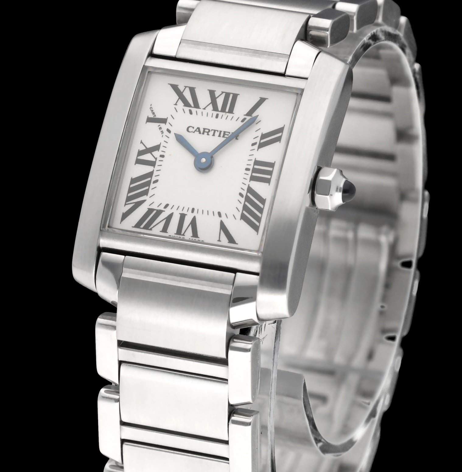 Cartier Tank Française 2384 - Cartier horloge - Cartier kopen - Cartier dames horloge - Trophies Watches