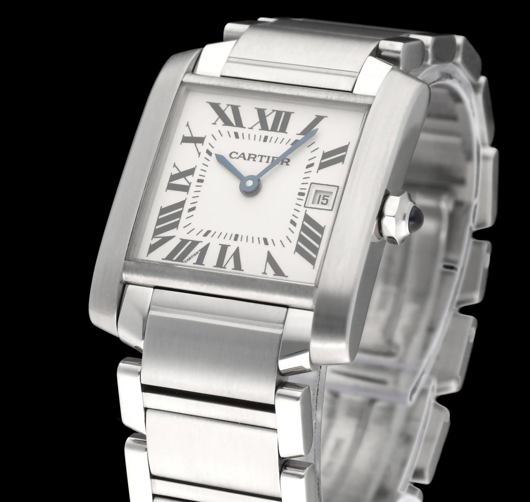 Cartier Tank Française 2465 - Cartier horloge - Cartier kopen - Cartier dames horloge - Trophies Watches