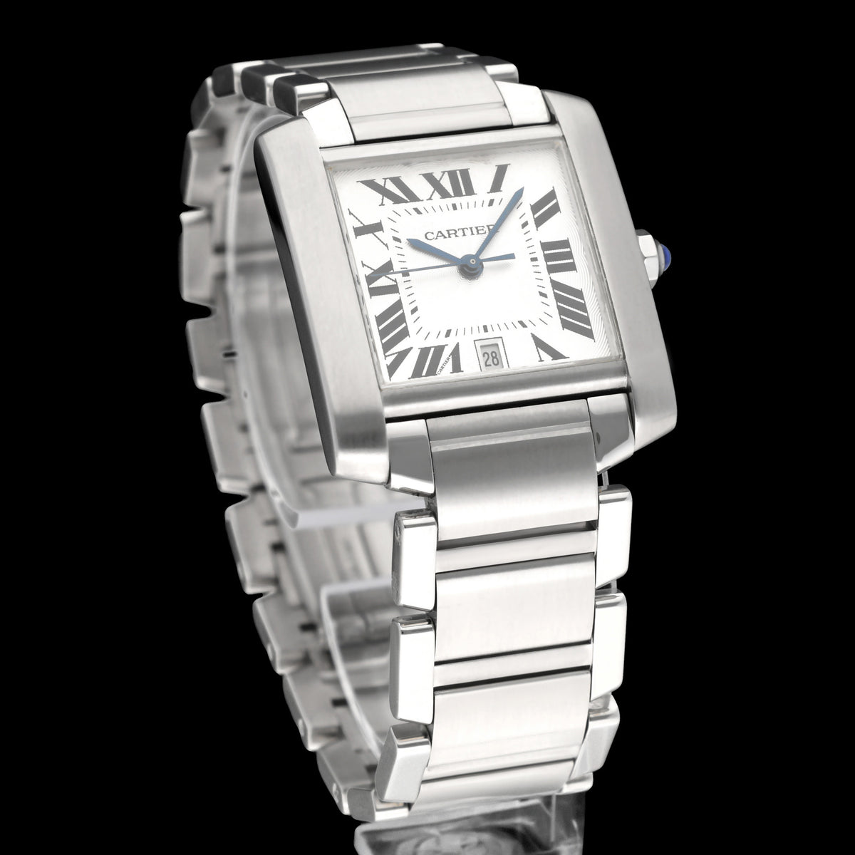 Cartier Tank Française 2302 - Cartier horloge - Cartier kopen - Cartier heren horloge - Trophies Watches