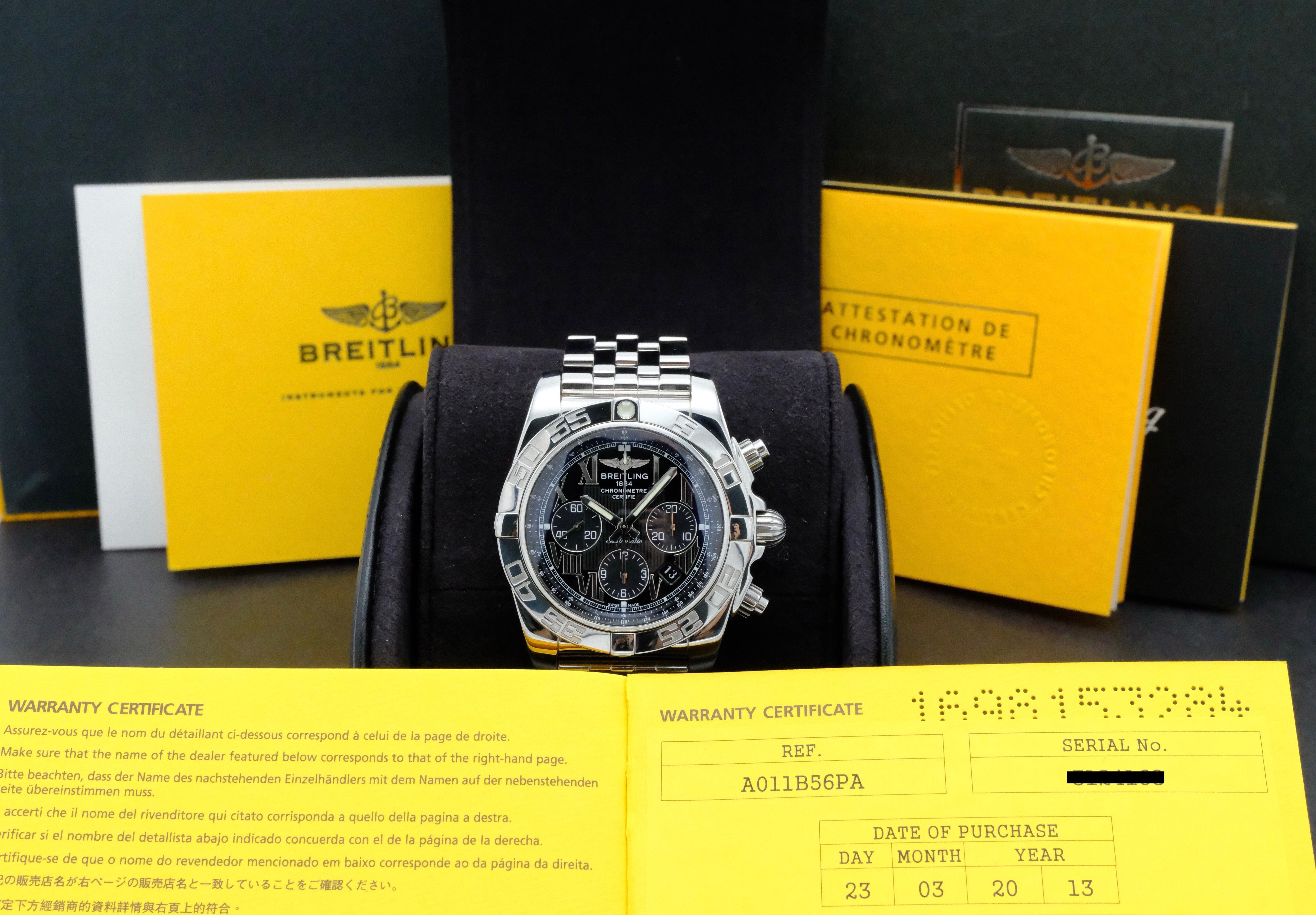 Breitling Chronomat AB0110 - 2013 - Breitling horloge - Breitling kopen - Breitling heren horloge - Trophies Watches