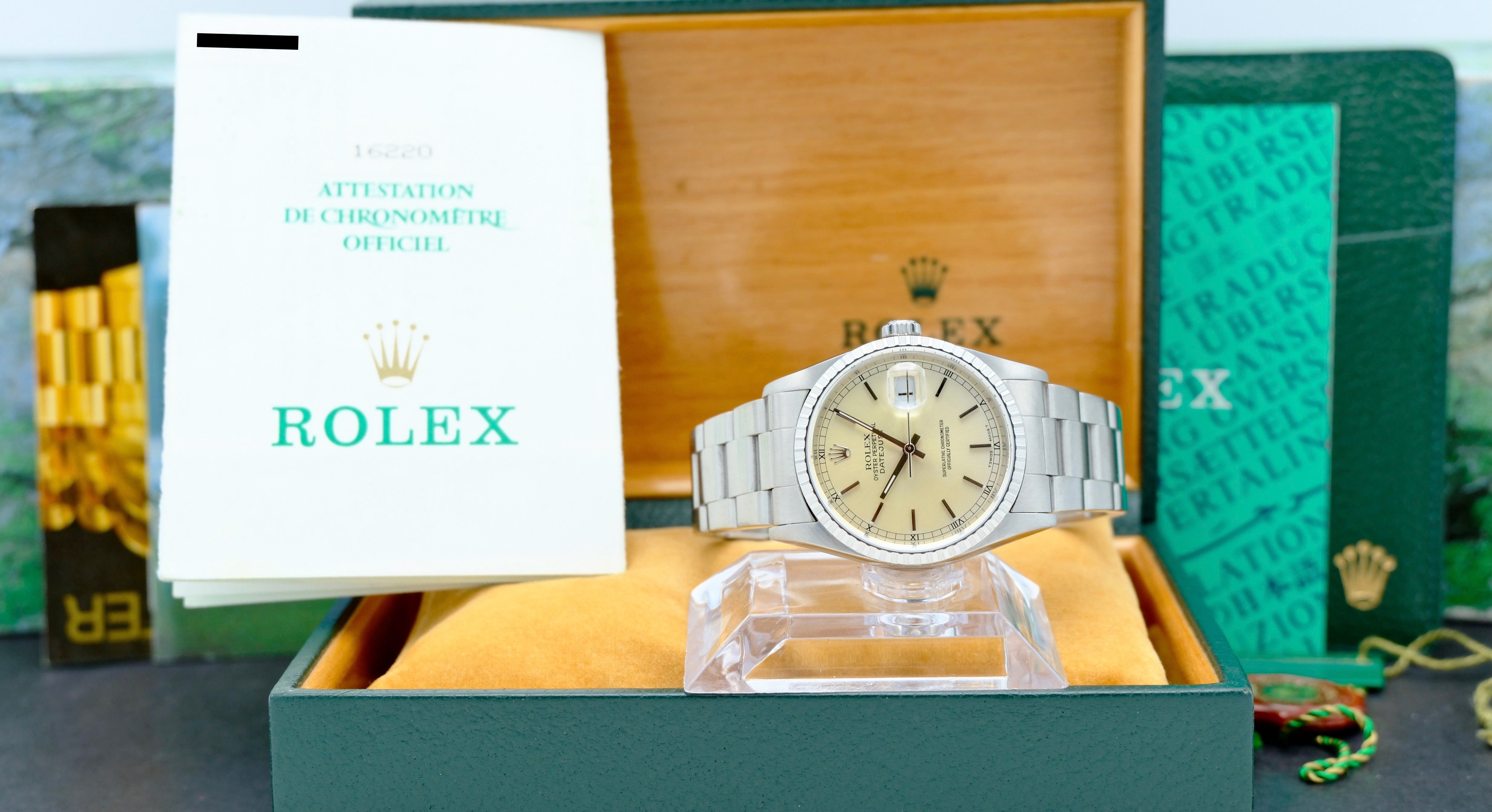 Rolex Datejust 16220 - 1996 - Rolex horloge - Rolex kopen - Rolex heren horloge - Trophies Watches