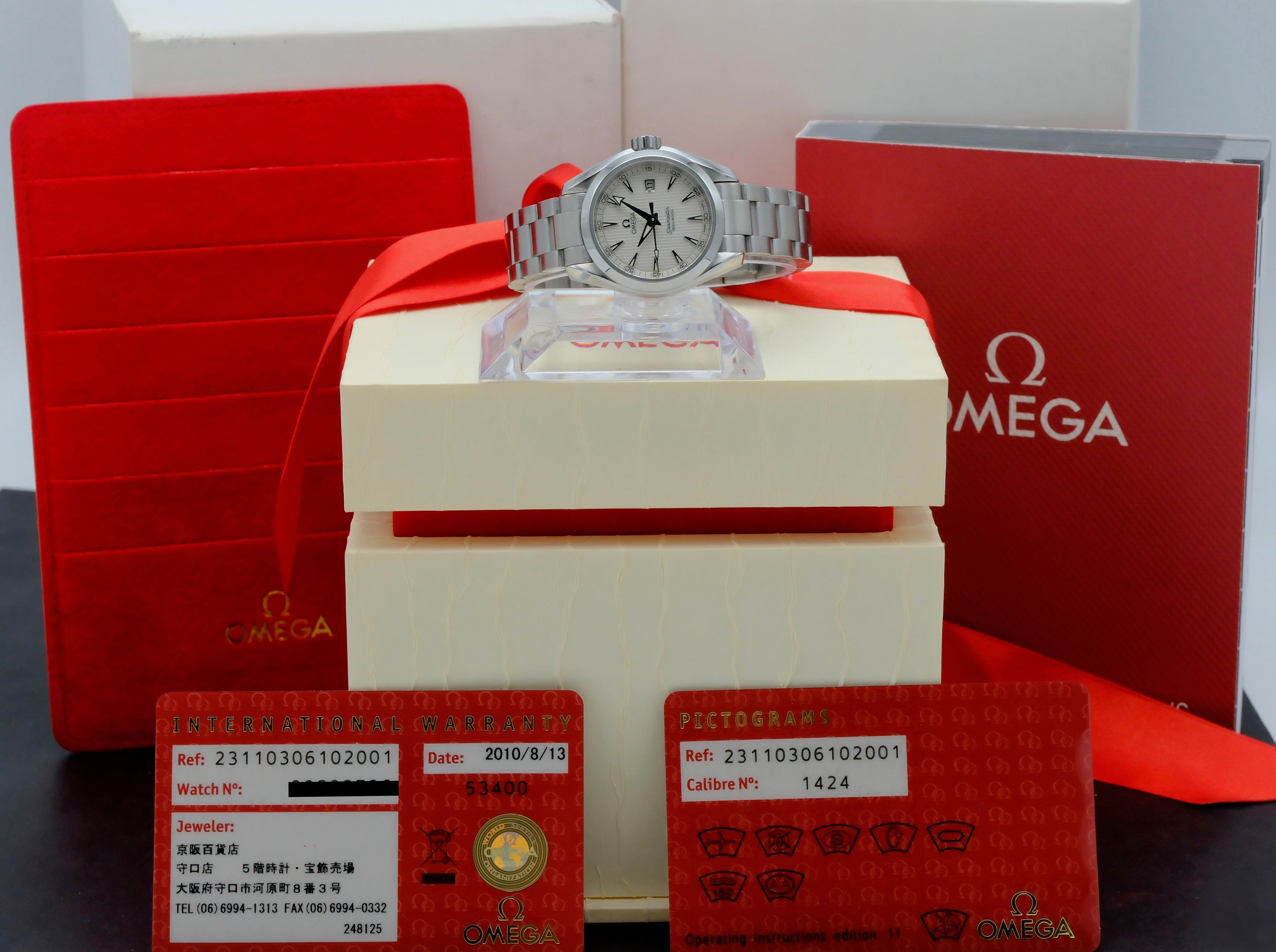 Omega Seamaster Aqua Terra 231.10.30.61.02.001 - 2010 - Omega horloge - Omega kopen - Omega dames horloge - Trophies Watches