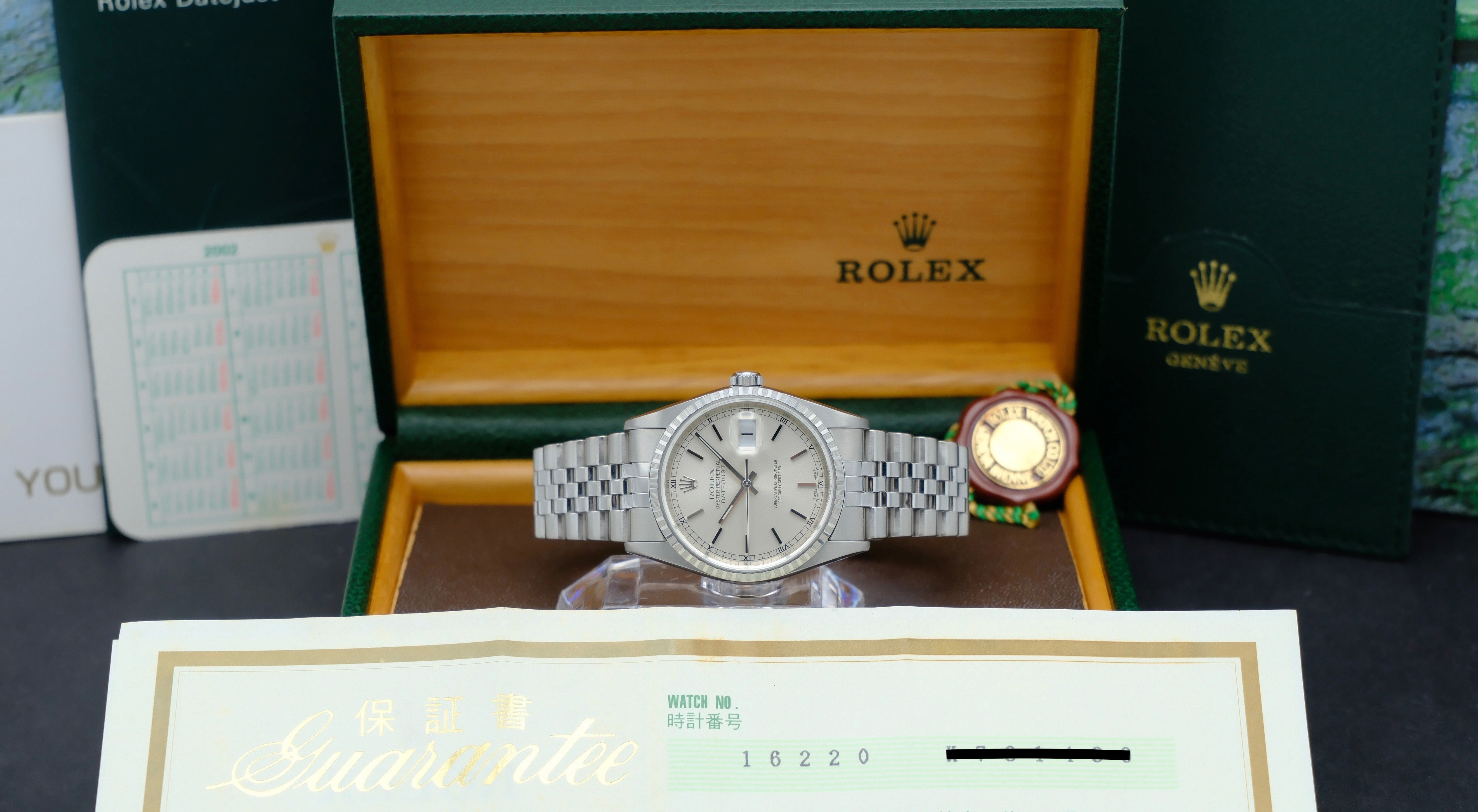 Rolex Datejust 16220 - 2002 - Rolex horloge - Rolex kopen - Rolex heren horloge - Trophies Watches