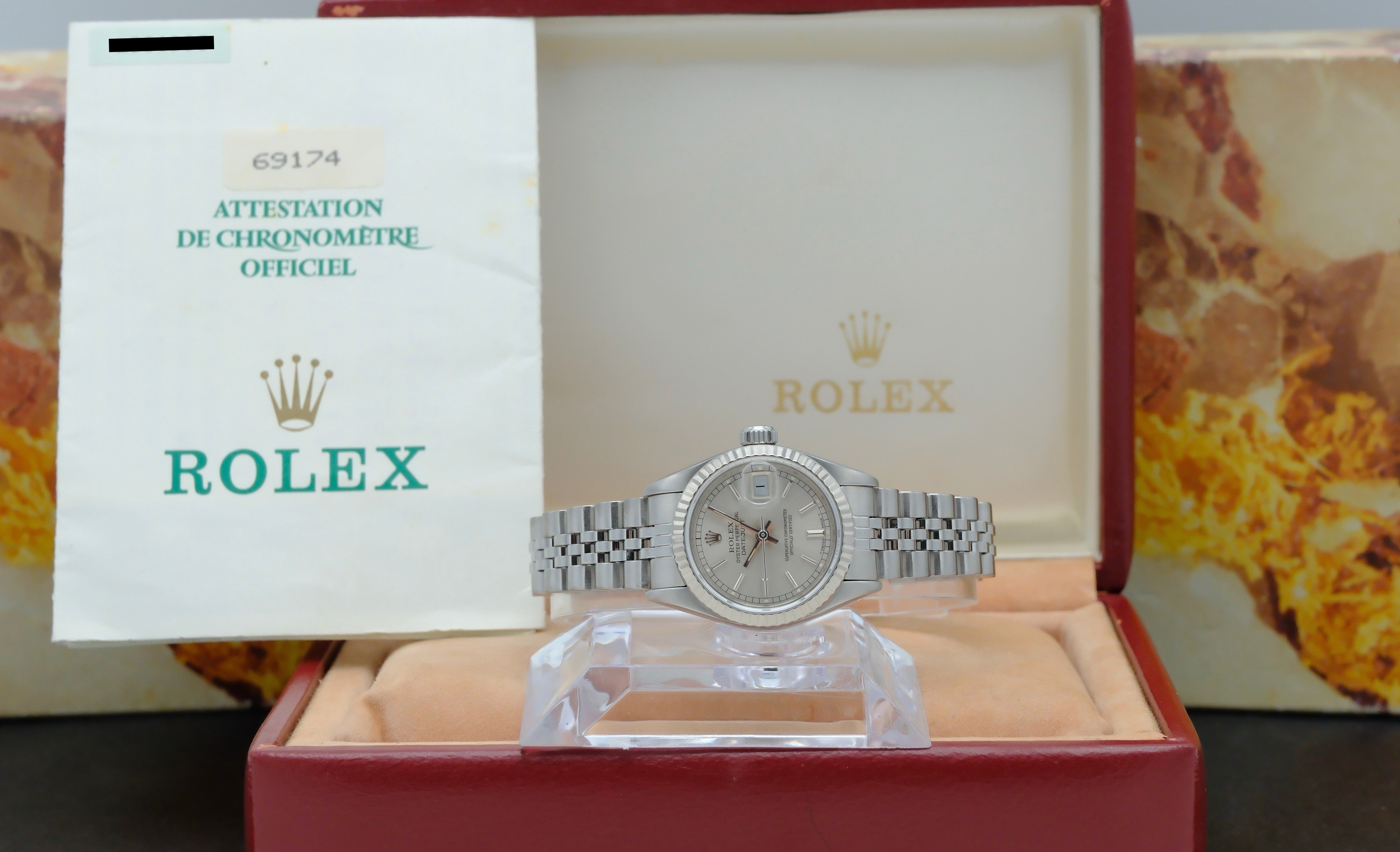 Rolex Oyster Perpetual Lady Datejust 69174 - 1989 - Rolex horloge - Rolex kopen - Rolex dames horloge - Trophies Watches