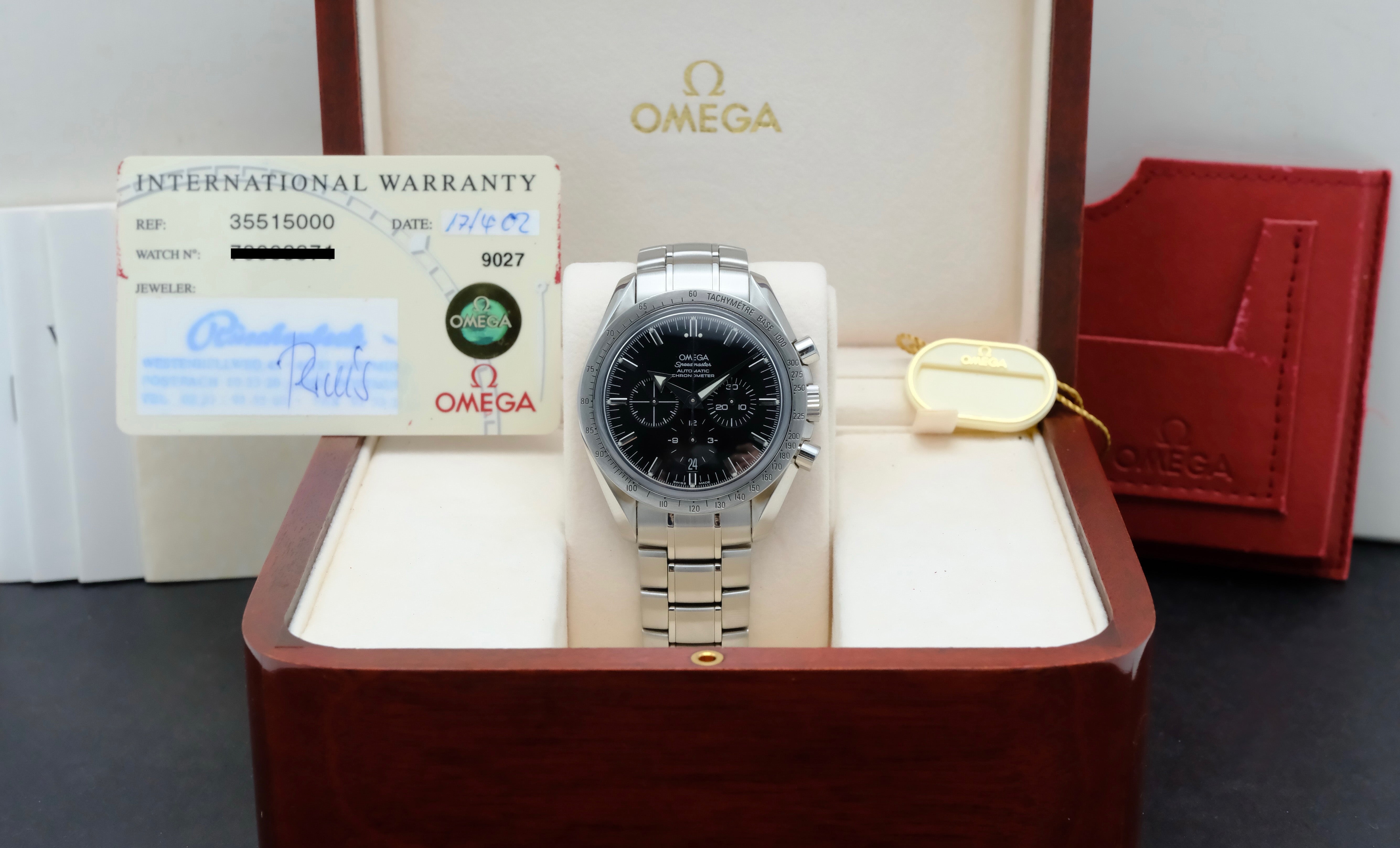 Omega Speedmaster Broad Arrow 3551.50.00 - 2002 - Omega horloge - Omega kopen - Omega heren horloges - Trophies Watches