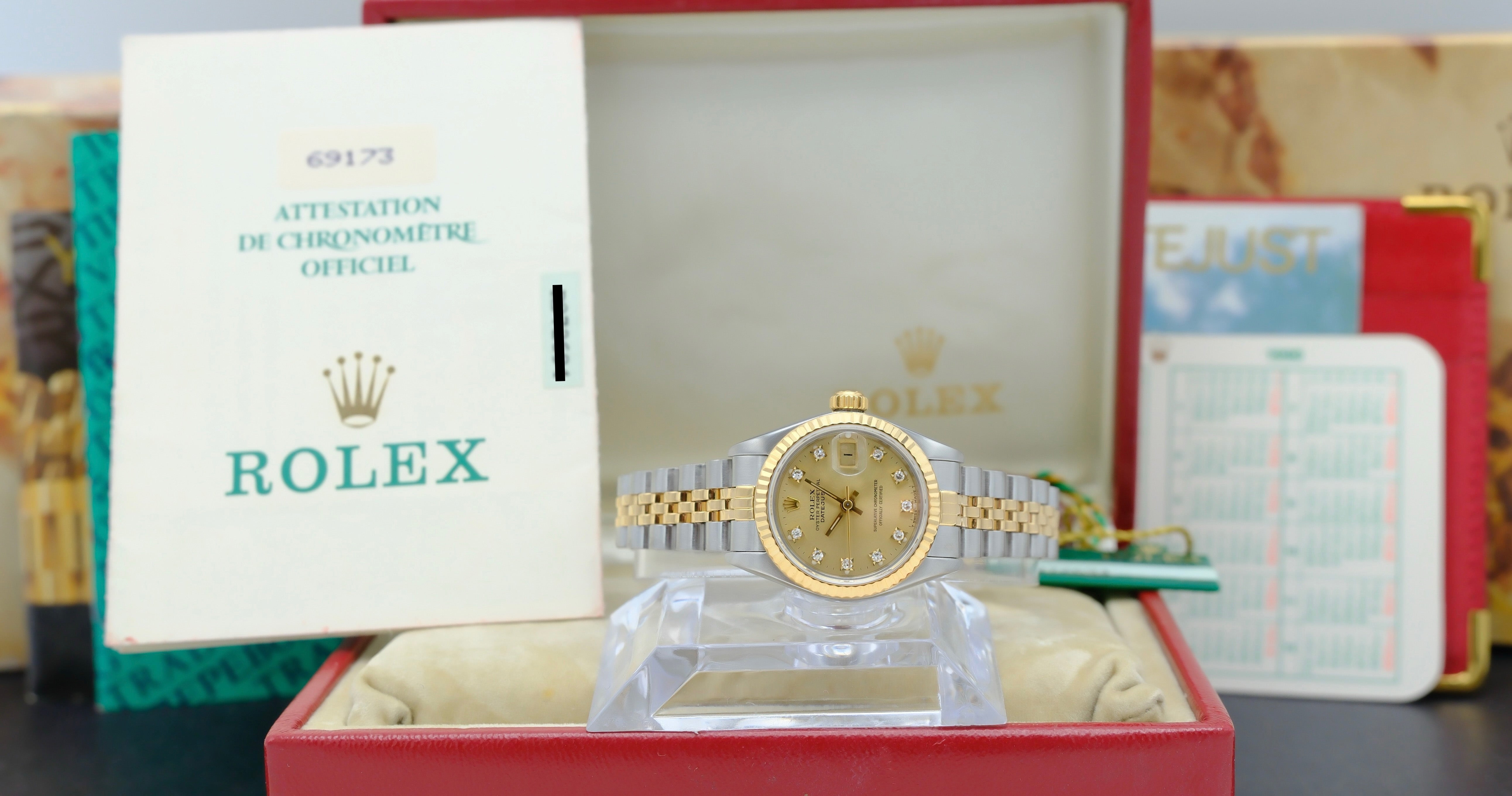 Rolex Lady-Datejust 69173G - 1990 - Rolex horloge - Rolex kopen - Rolex dames horloge - Trophies Watches