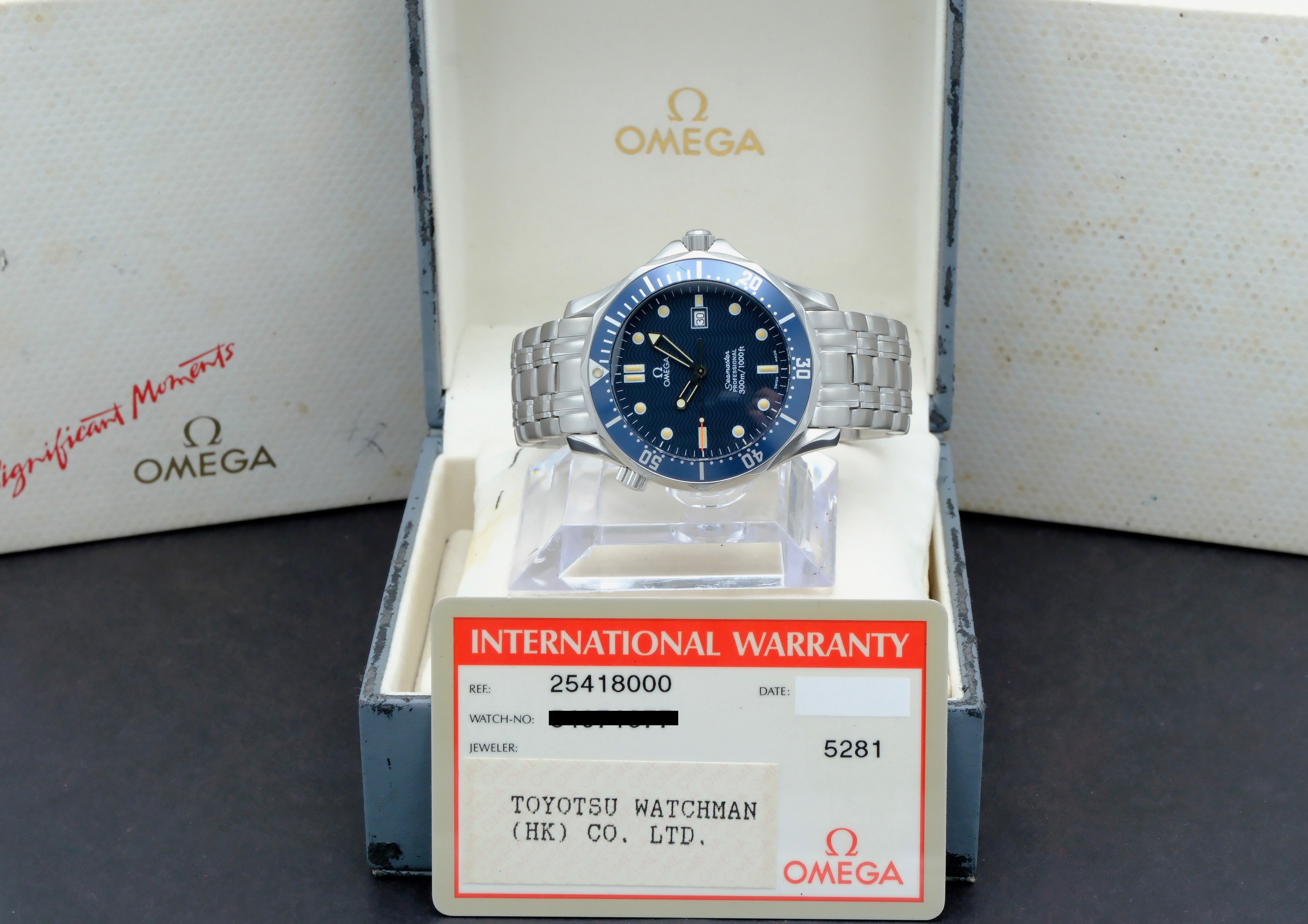 Omega Seamaster Diver 300 M 2541.80.00 - 1993 - Omega horloge - Omega kopen - Omega heren horloge - Trophies Watches