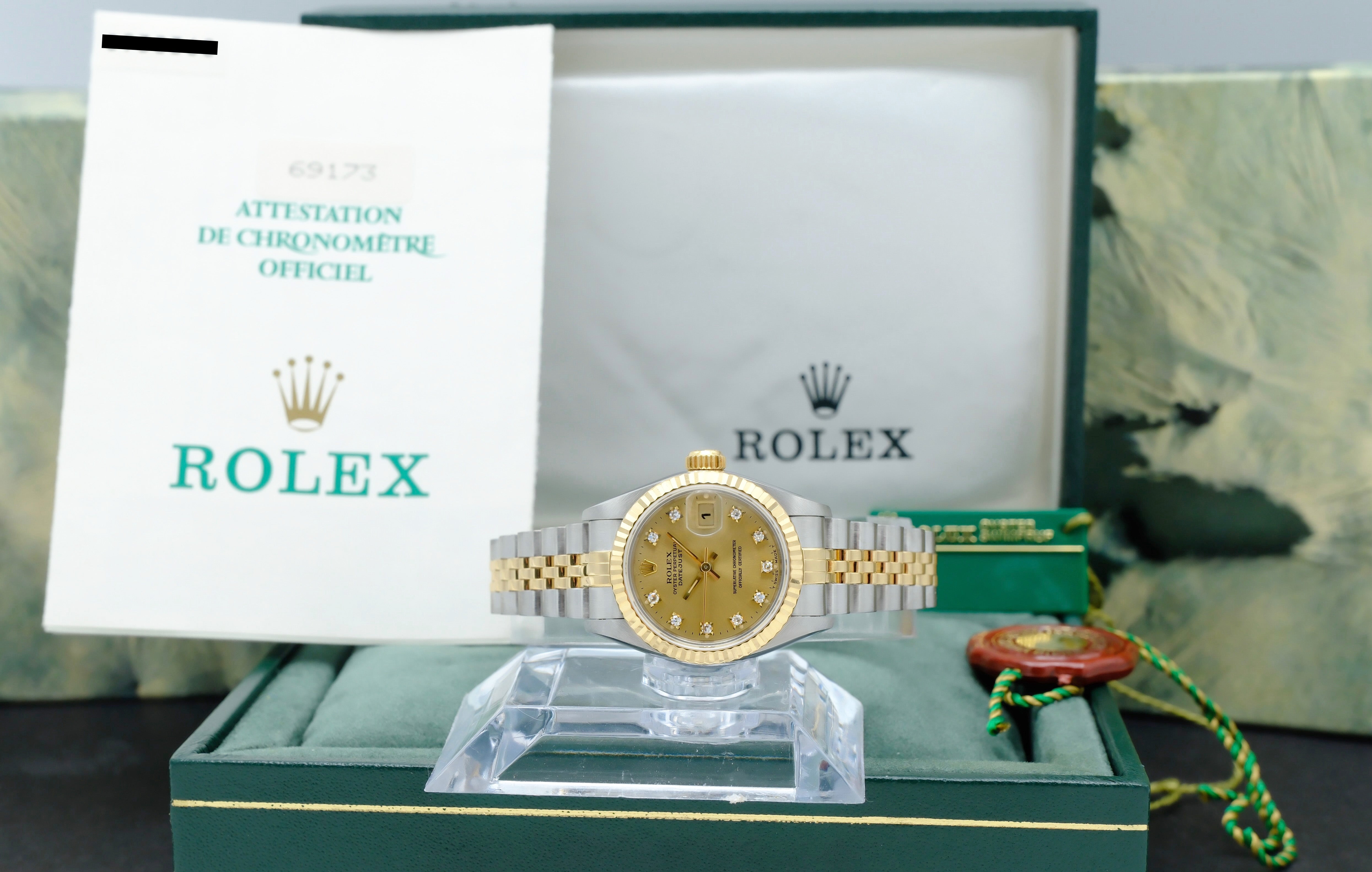 Rolex Lady-Datejust 69173G - 1995 - Rolex horloge - Rolex kopen - Rolex dames horloge - Trophies Watches