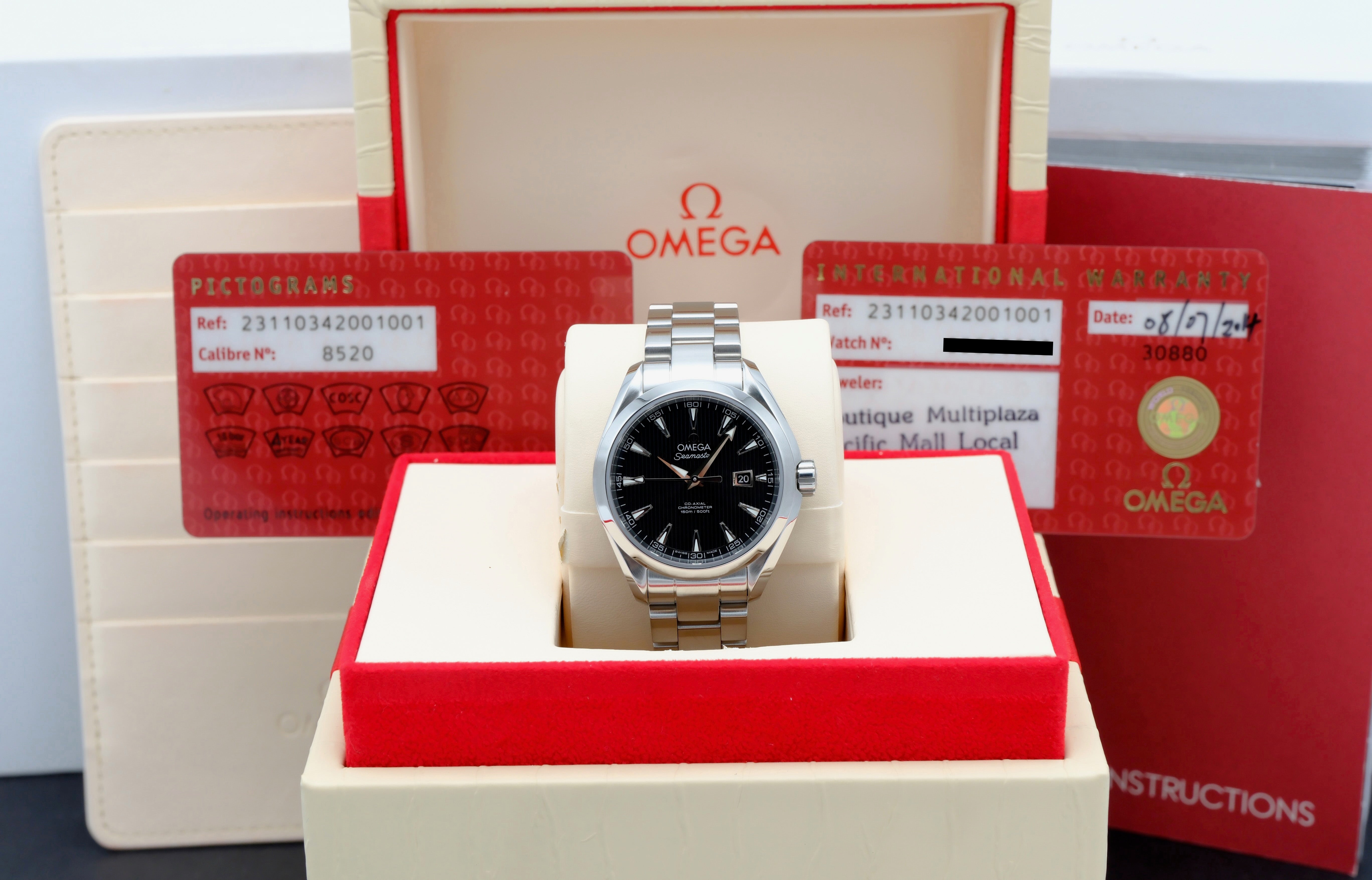 Omega Seamaster Aqua Terra Co-axial 231.10.34.20.01.001 - 2014 - Omega horloge - Omega kopen - Omega heren horloge - Trophies Watches