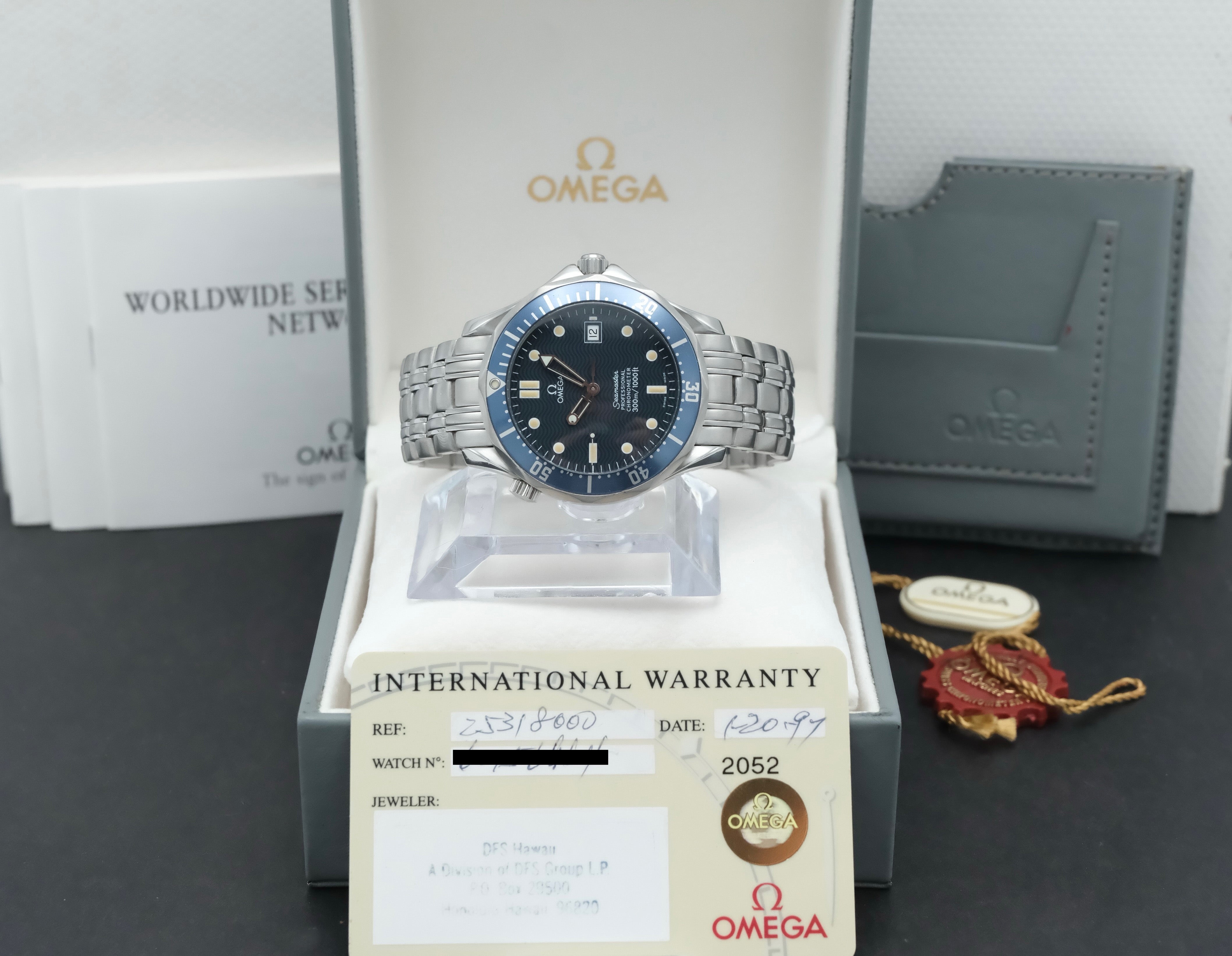 Omega Seamaster Diver 300 M 2531.80.00- 1999 - Omega horloge - Omega kopen - Omega heren horloge - Trophies Watches