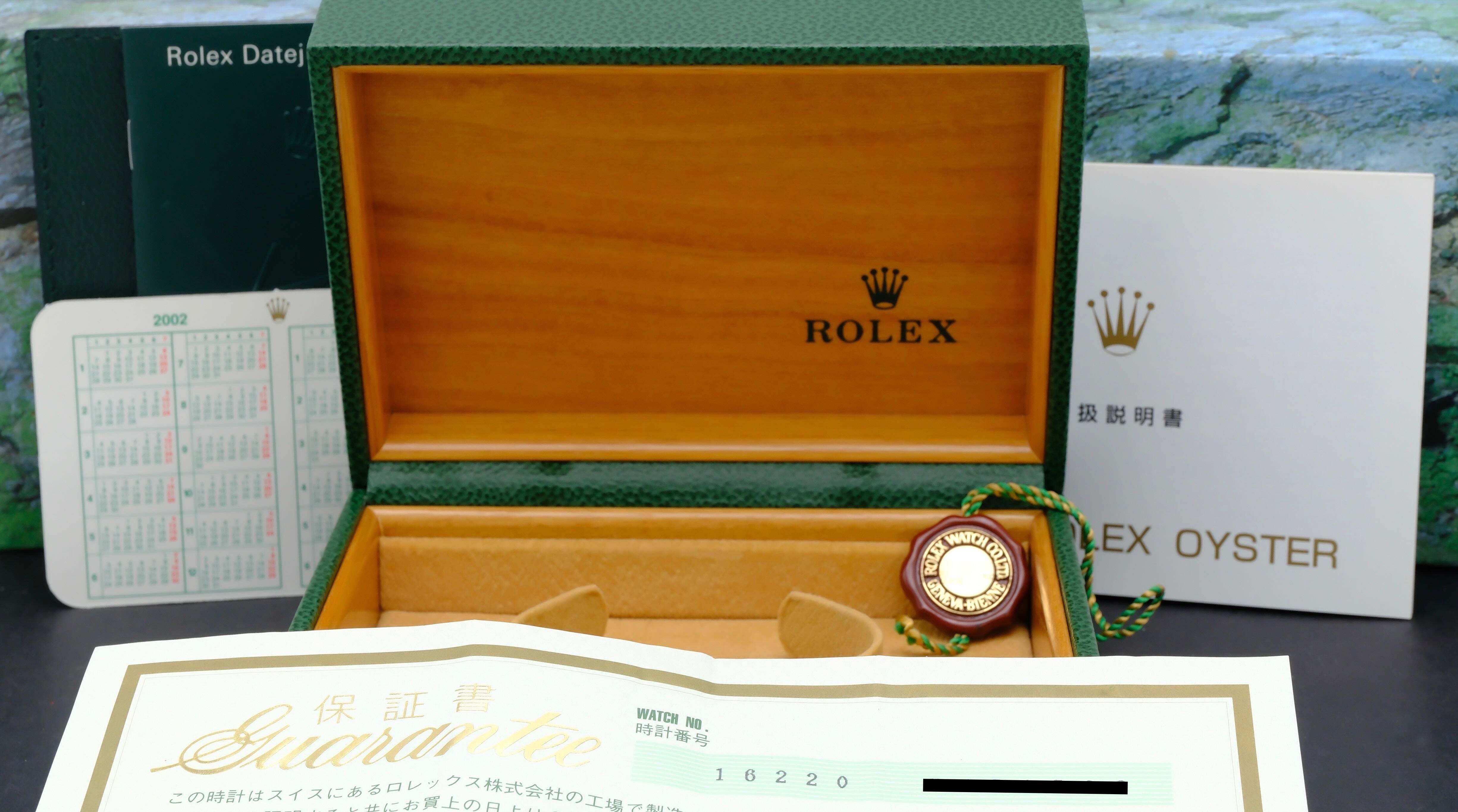 Rolex Datejust 16220 - 2002 - Rolex horloge - Rolex kopen - Rolex heren horloge - Trophies Watches