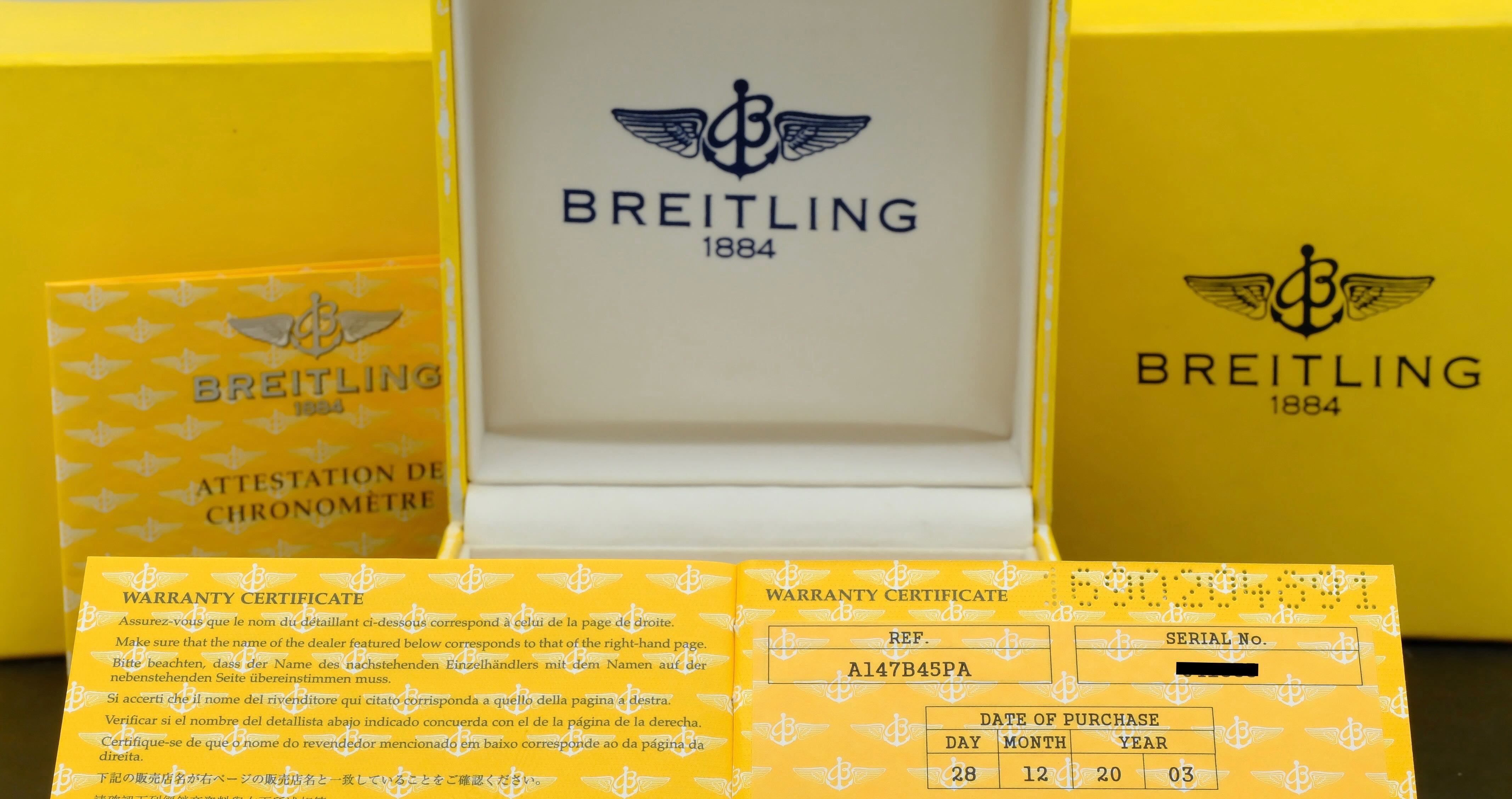 Breitling Chronomat A13352 - 2003 - Breitling horloge - Breitling kopen - Breitling heren horloge - Trophies Watches