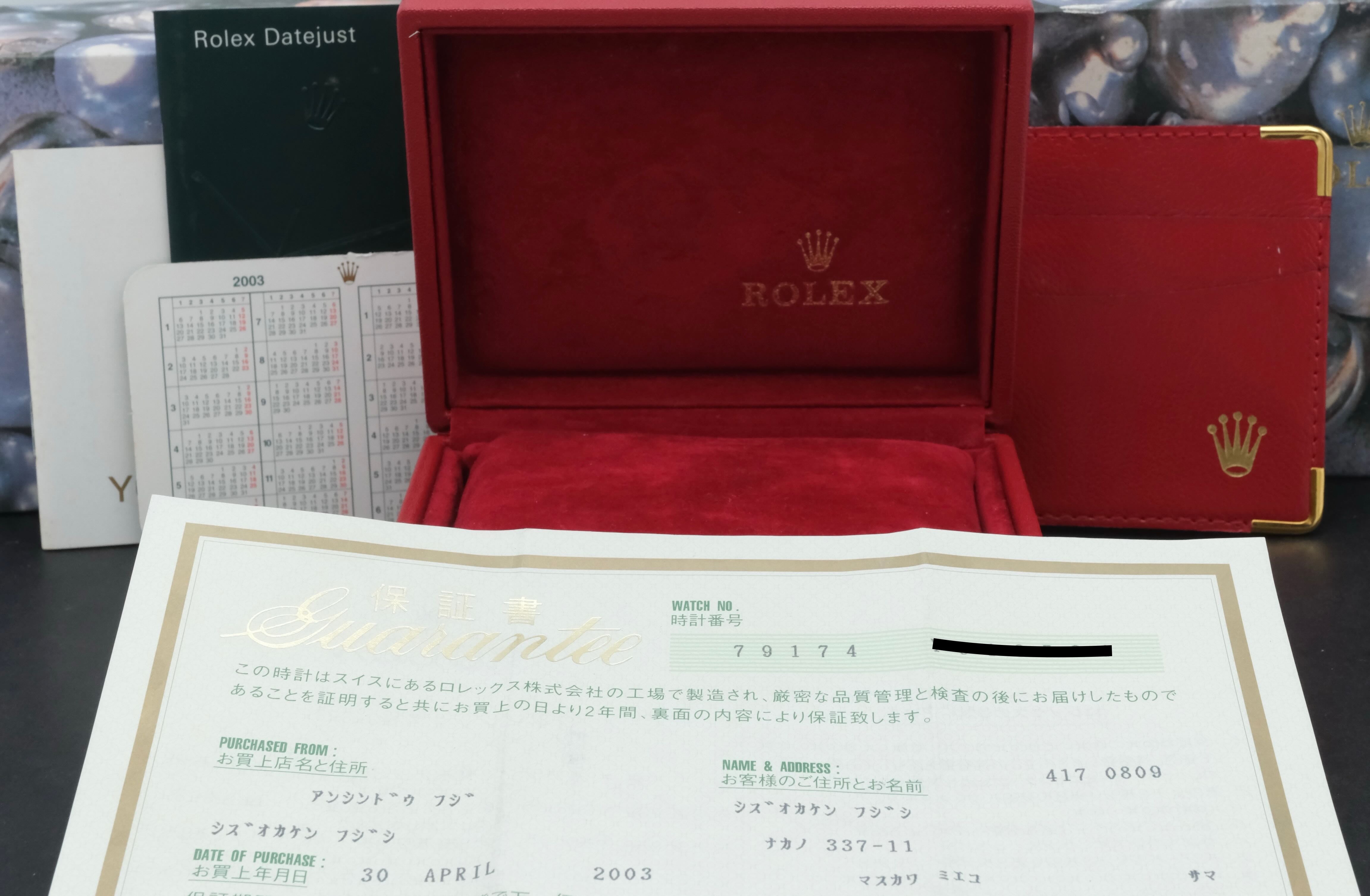 Rolex Oyster Perpetual Lady Datejust 79174 - 2003 - Rolex horloge - Rolex kopen - Rolex dames horloge - Trophies Watches