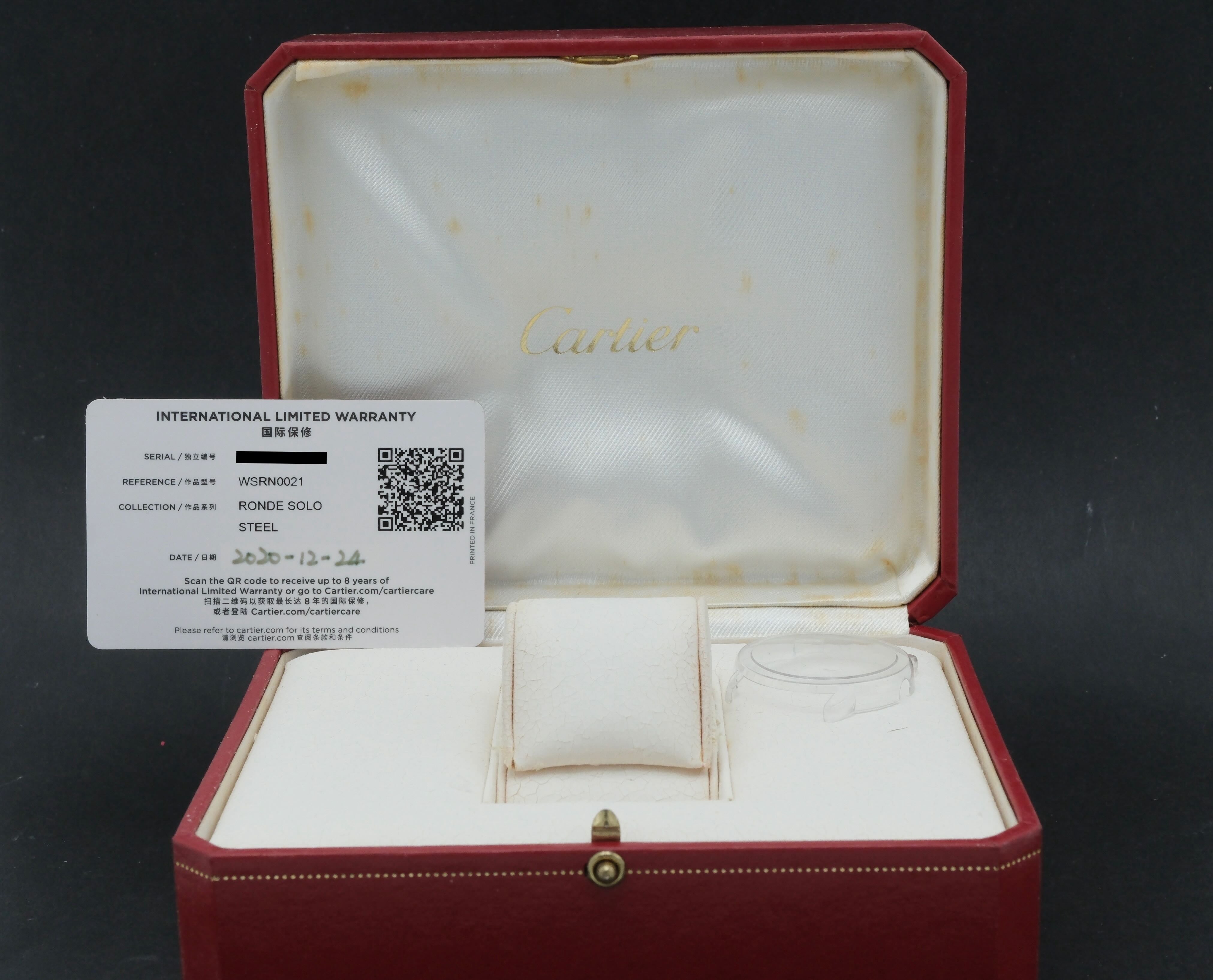 Cartier Ronde de Cartier WSRN0021 - Cartier horloge - Cartier kopen - Cartier heren horloge - Trophies Watches