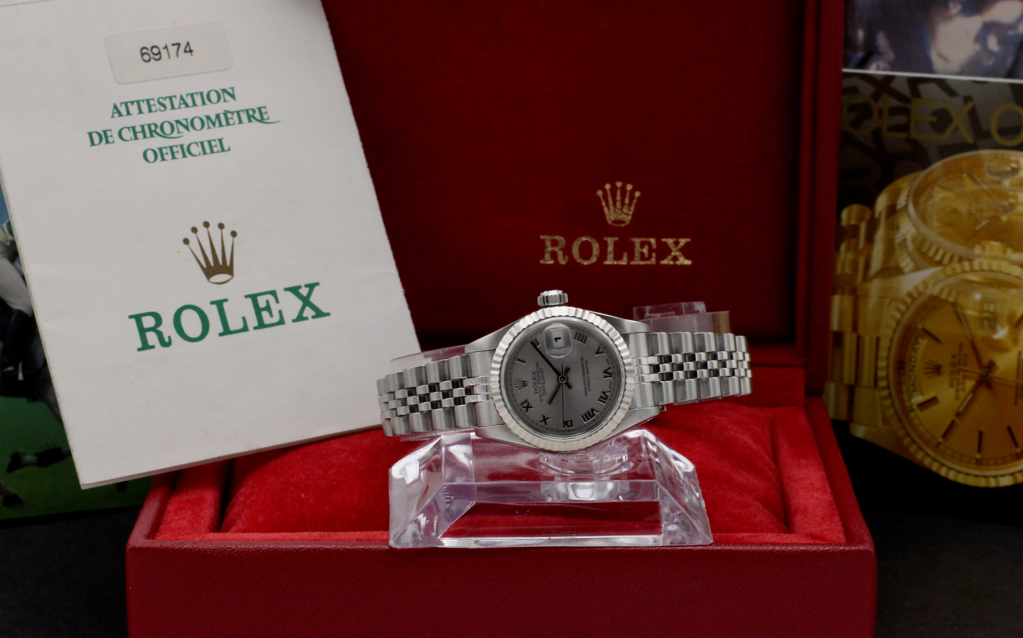 Rolex Oyster Perpetual Lady Datejust 69174 - 1997 - Rolex horloge - Rolex kopen - Rolex dames horloge - Trophies Watches