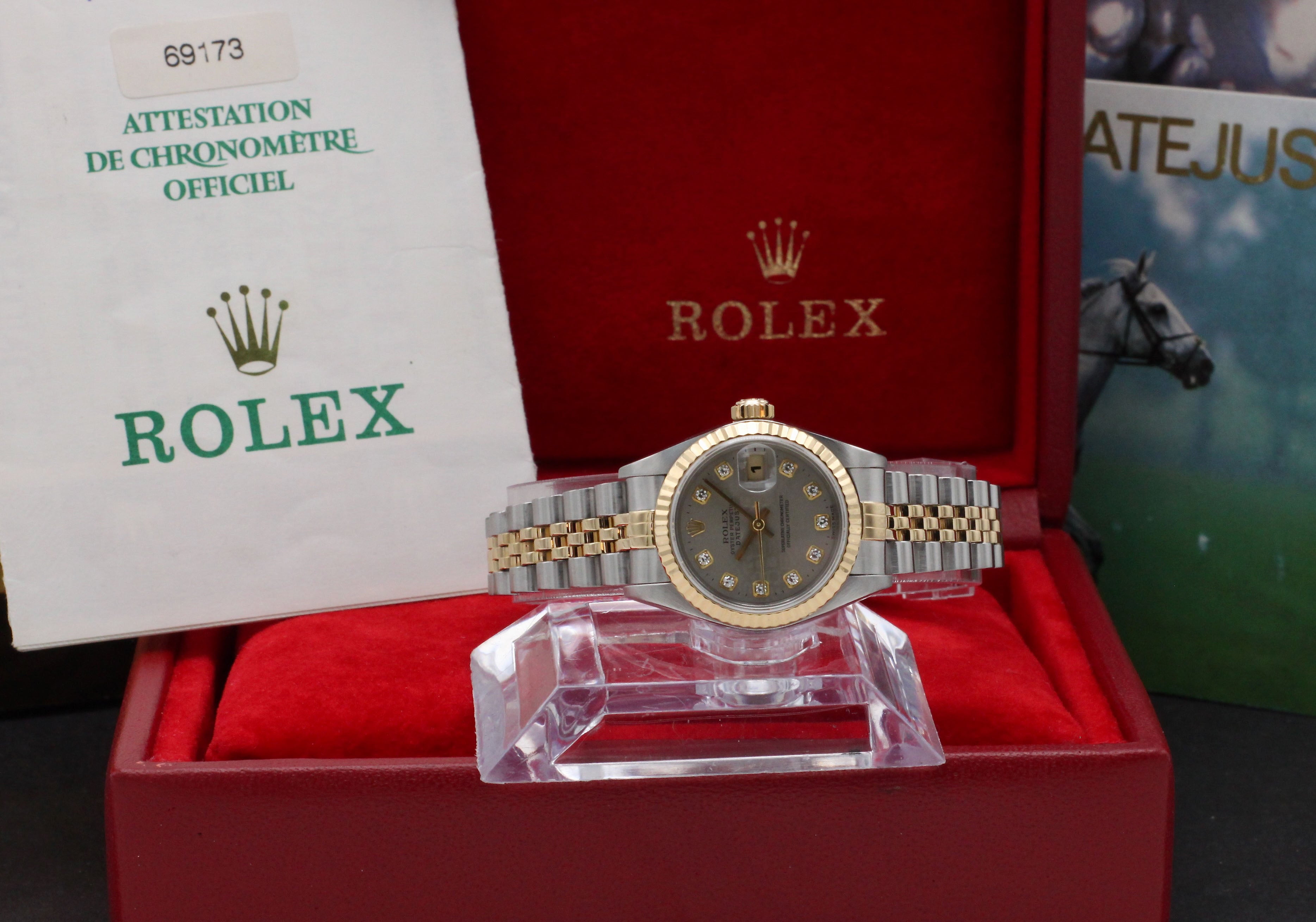 Rolex Lady-Datejust 69173G - 1998 - Rolex horloge - Rolex kopen - Rolex dames horloge - Trophies Watches
