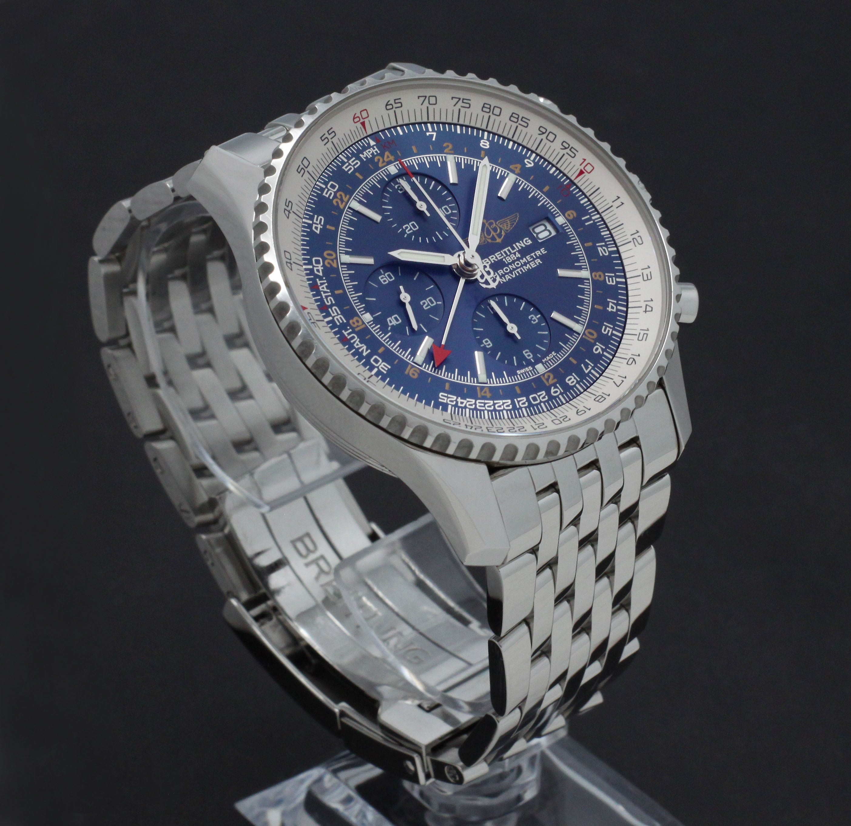 Breitling Navitimer World A24322- 2017 - Breitling horloge - Breitling kopen - Breitling heren horloge - Trophies Watches