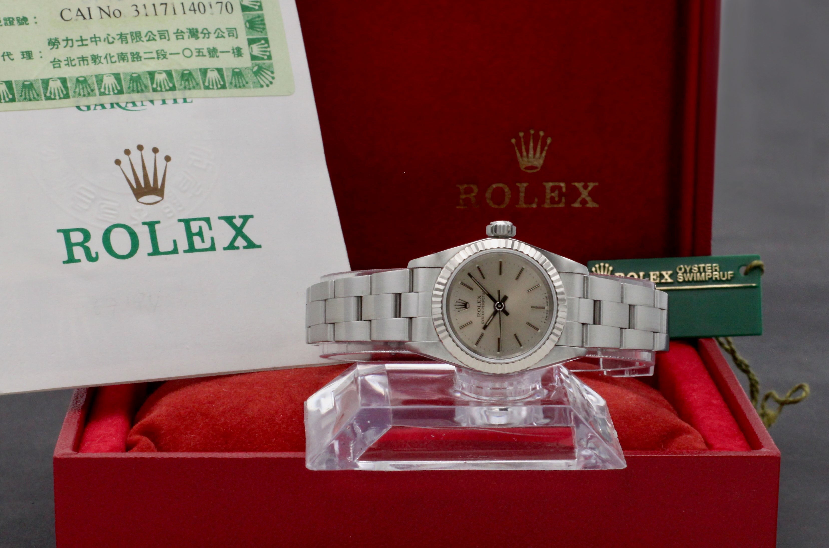 Rolex Oyster Perpetual 67194 - 1997 - Rolex horloge - Rolex kopen - Rolex dames horloge - Trophies Watches