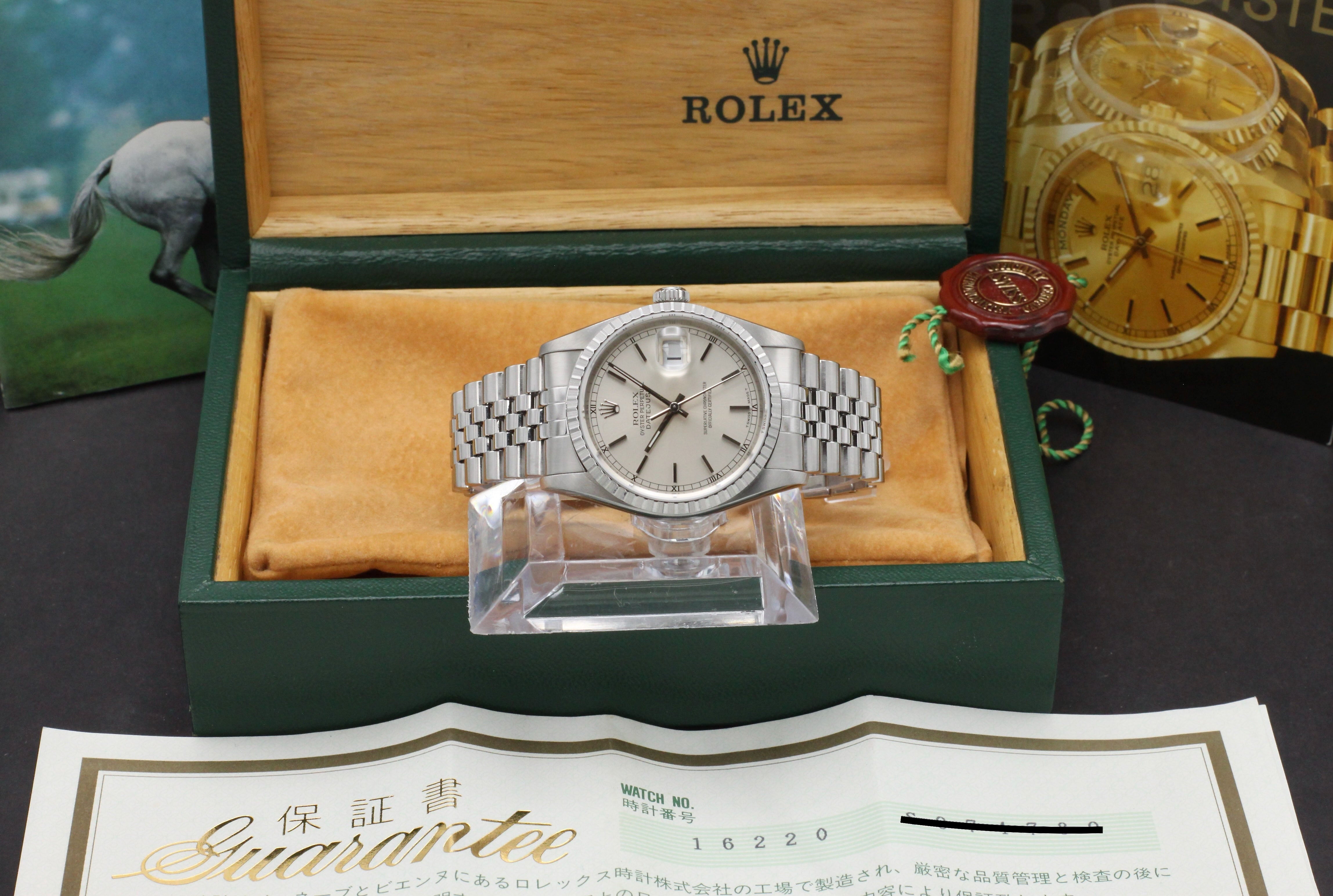 Rolex Datejust 16220 - 1996 - Rolex horloge - Rolex kopen - Rolex heren horloge - Trophies Watches