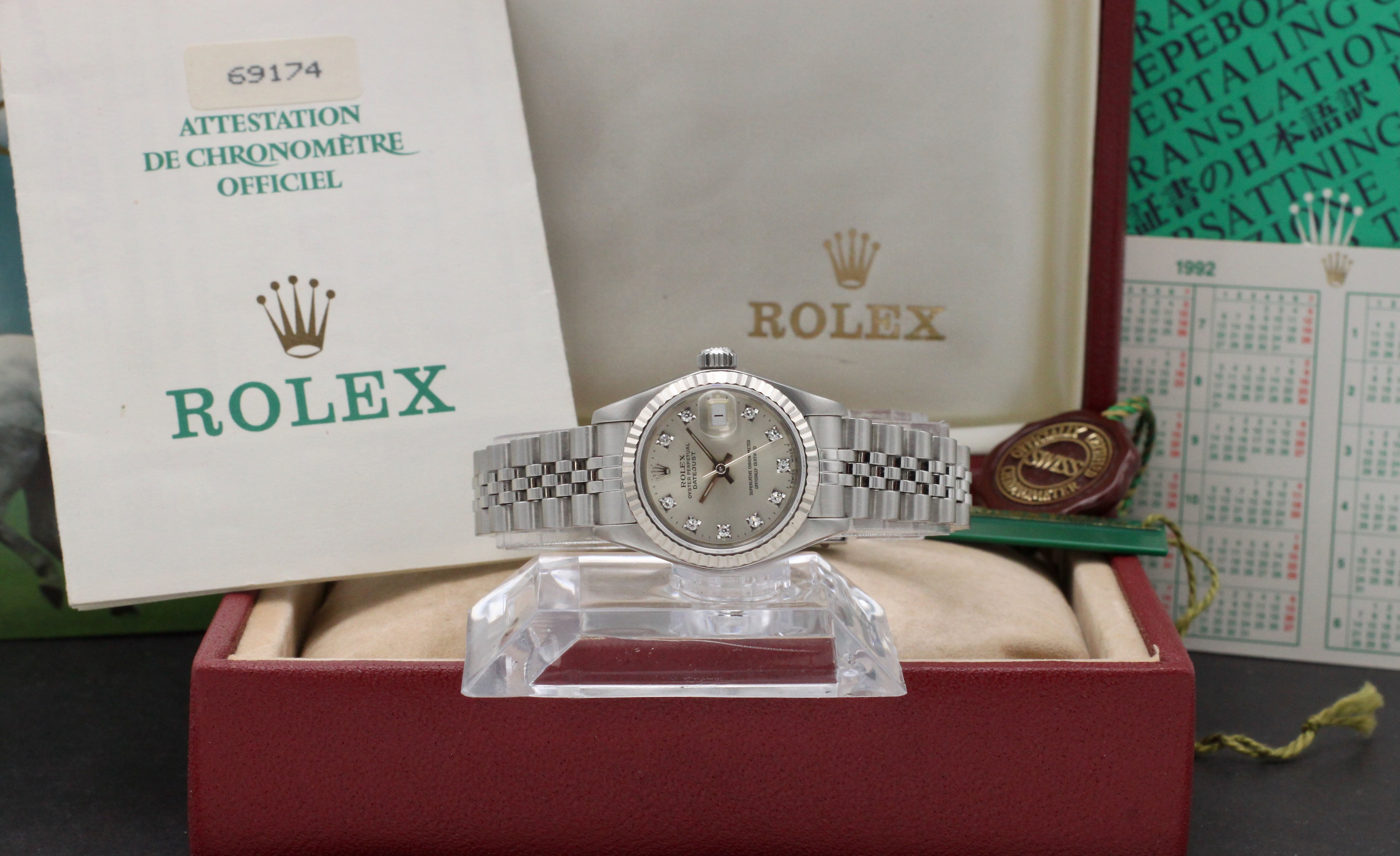 Rolex Oyster Perpetual Lady Datejust 69174G - 1992 - Rolex horloge - Rolex kopen - Rolex dames horloge - Trophies Watches
