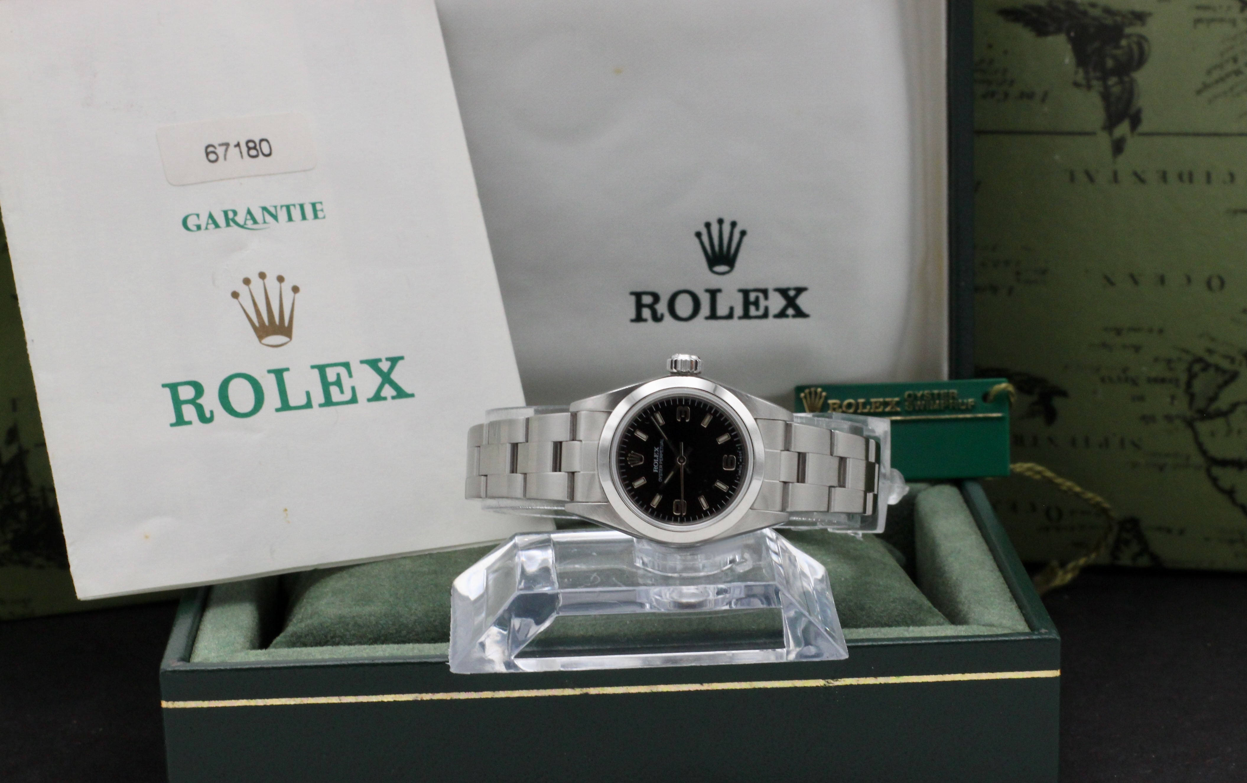 Rolex Oyster Perpetual 67180 - 1999 - Rolex horloge - Rolex kopen - Rolex dames horloge - Trophies Watches