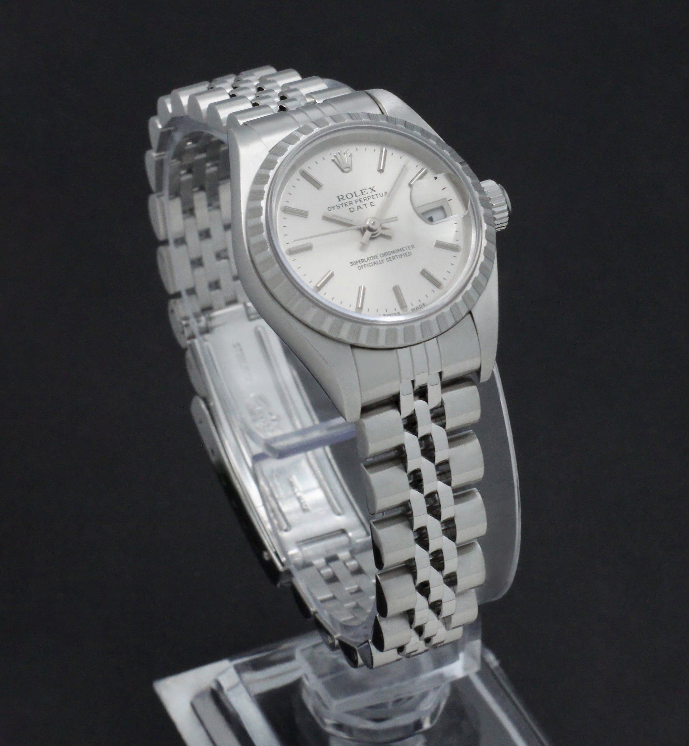 Rolex Oyster Perpetual Lady Date 69190 - 2003 - Rolex horloge - Rolex kopen - Rolex dames horloge - Trophies Watches