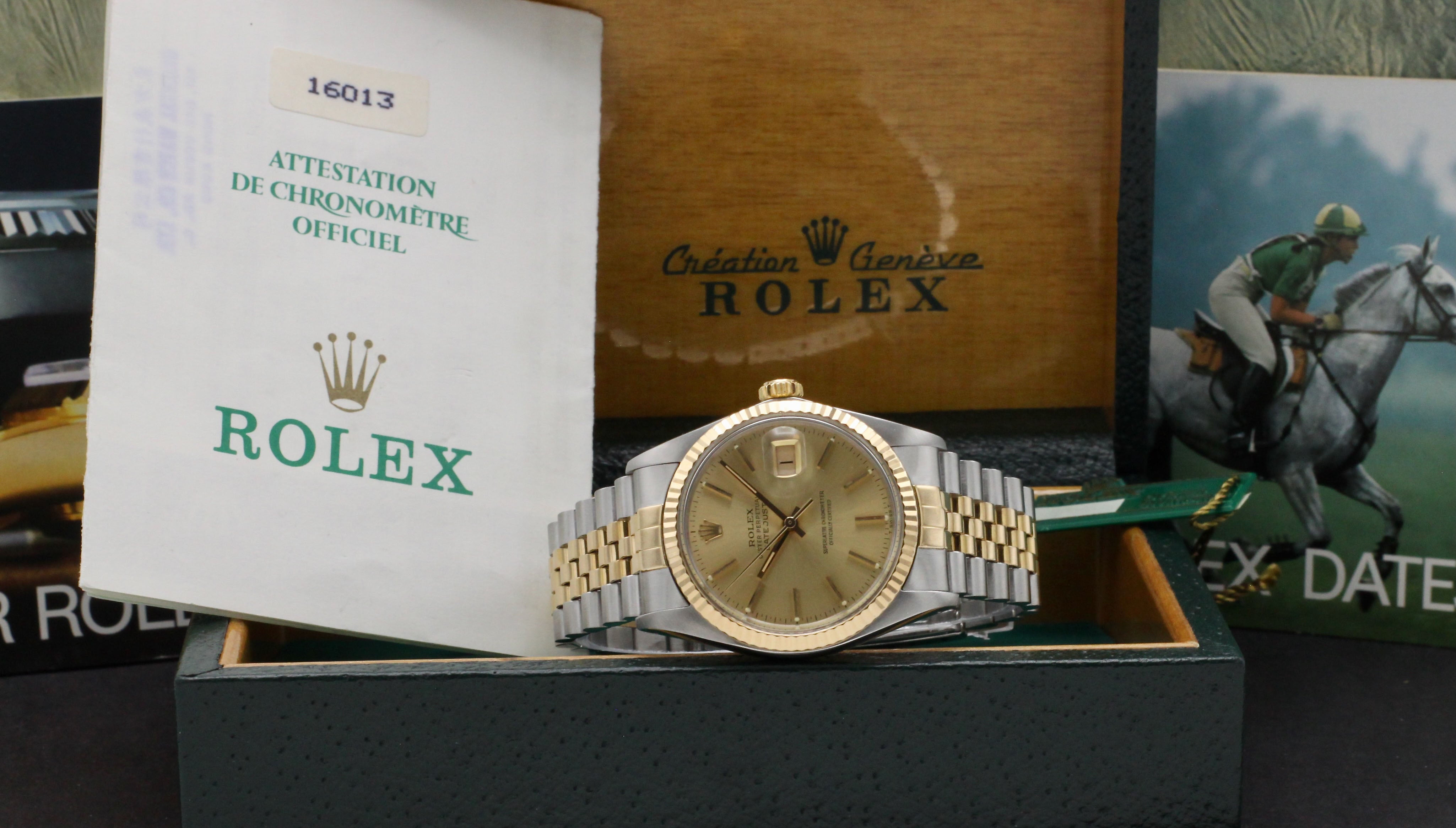 Rolex Datejust 16013 - 1987 - Rolex horloge - Rolex kopen - Rolex heren horloge - Trophies Watches