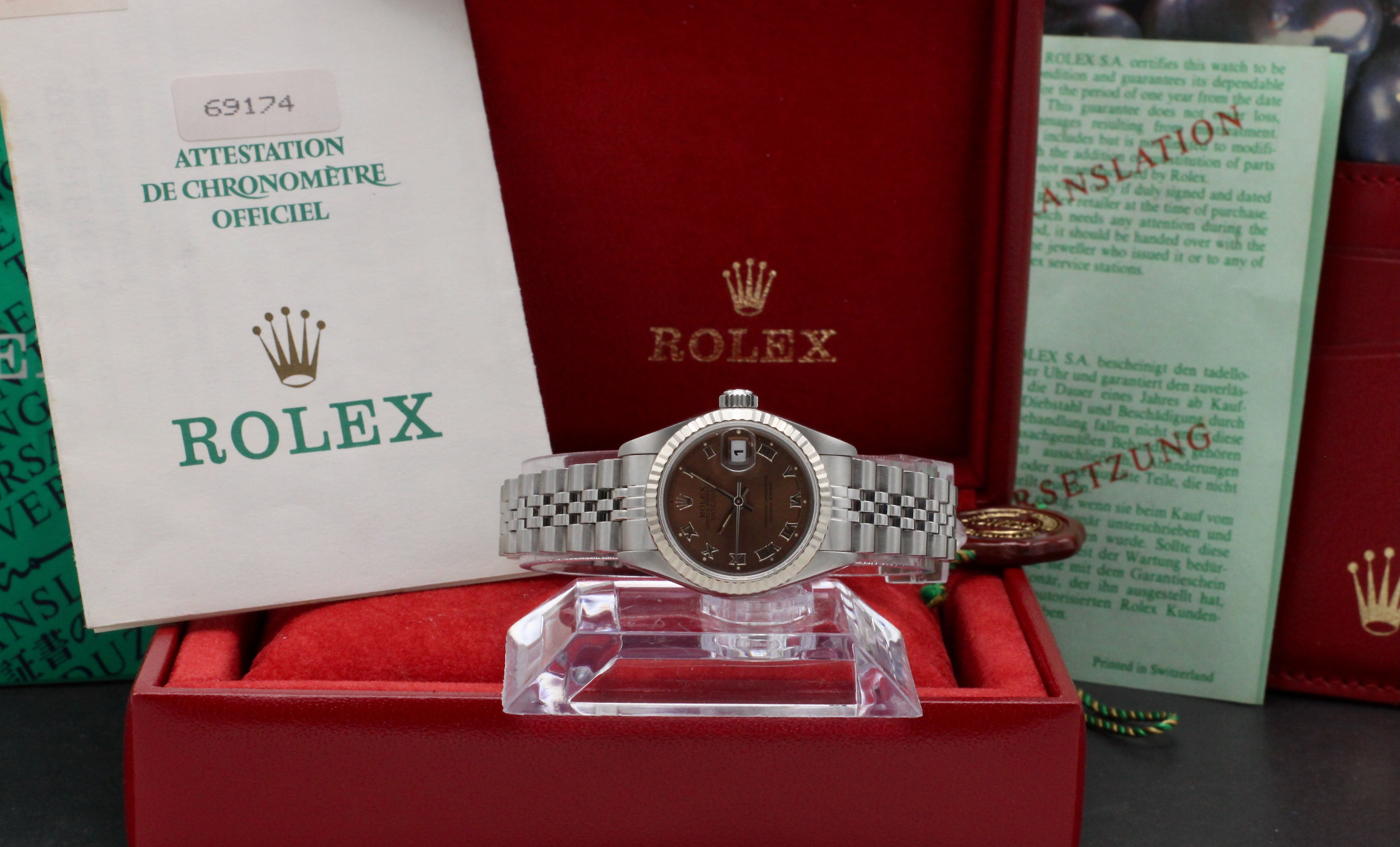 Rolex Oyster Perpetual Lady Datejust 69174 - 1994 - Rolex horloge - Rolex kopen - Rolex dames horloge - Trophies Watches